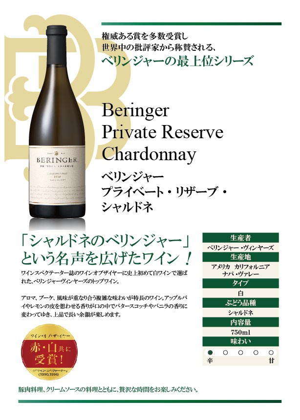 大阪値下げ BERINGER 1997 プライベート リザーブ | www.hexistor.com