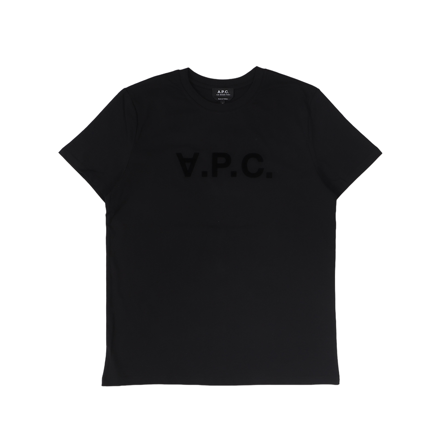 アーペーセー A.P.C. Tシャツ 半袖 メンズ V.P.C. H ブラック ベージュ ダーク ネ...