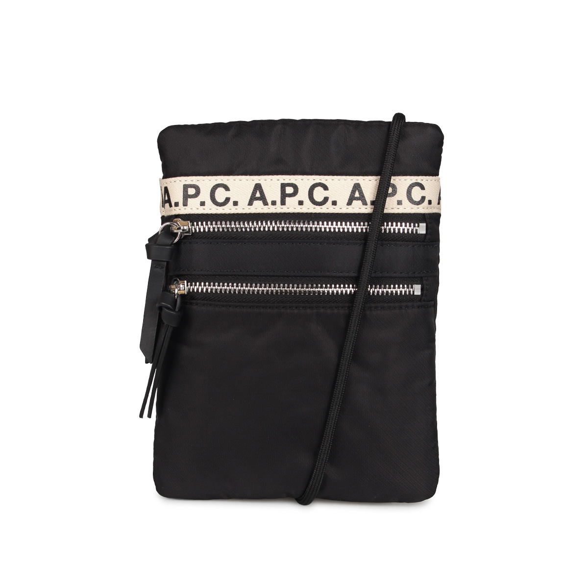 アーペーセー A.P.C. バッグ サコッシュ ショルダーバッグ メンズ レディース REPEAT NECK POUCH ブラック 黒  PAACL-H63390