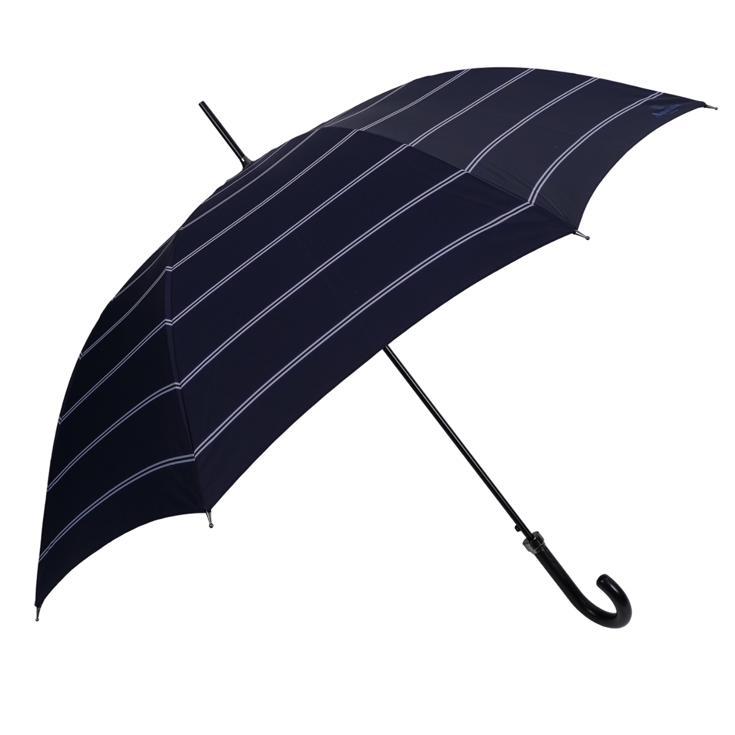 AQUASCUTUM アクアスキュータム 長傘 雨傘 メンズ 65cm LONG UMBRELLA ブラック グレー ネイビー 黒 1AQ 14002