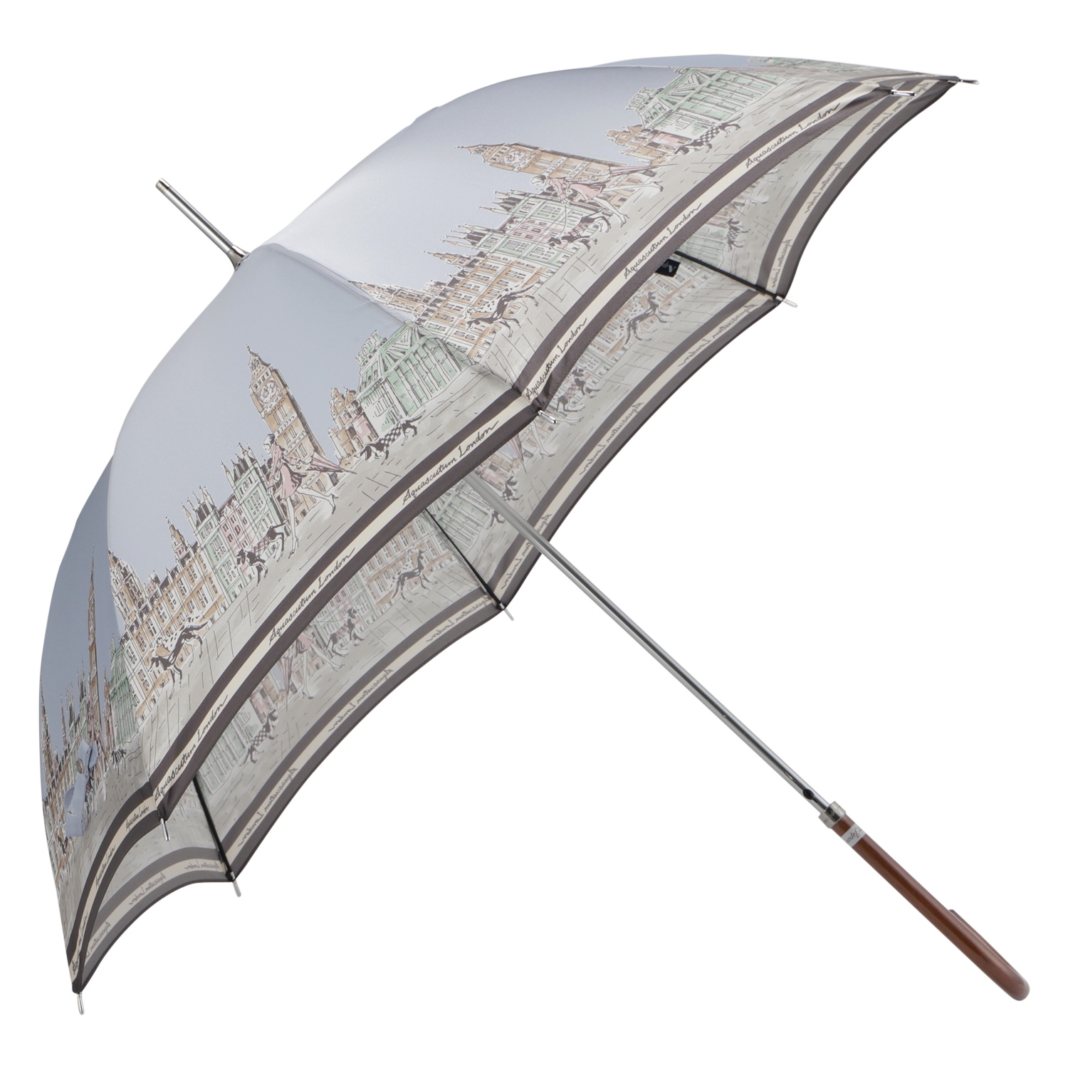 Aquascutum（アクアスキュータム） 長傘 雨傘 レディース 60cm 軽量 遮