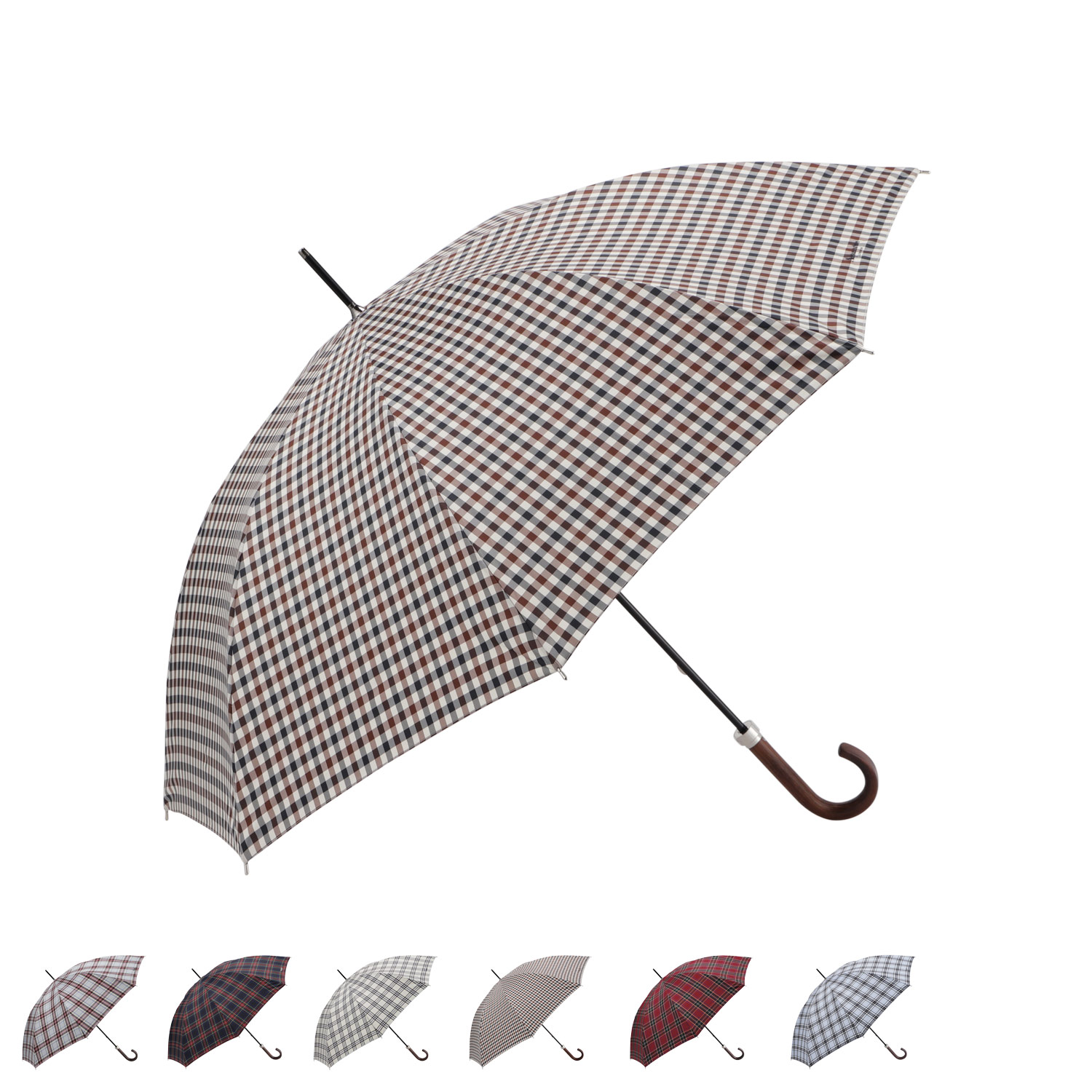 Aquascutum（アクアスキュータム） 雨傘 長傘 先染めチェック