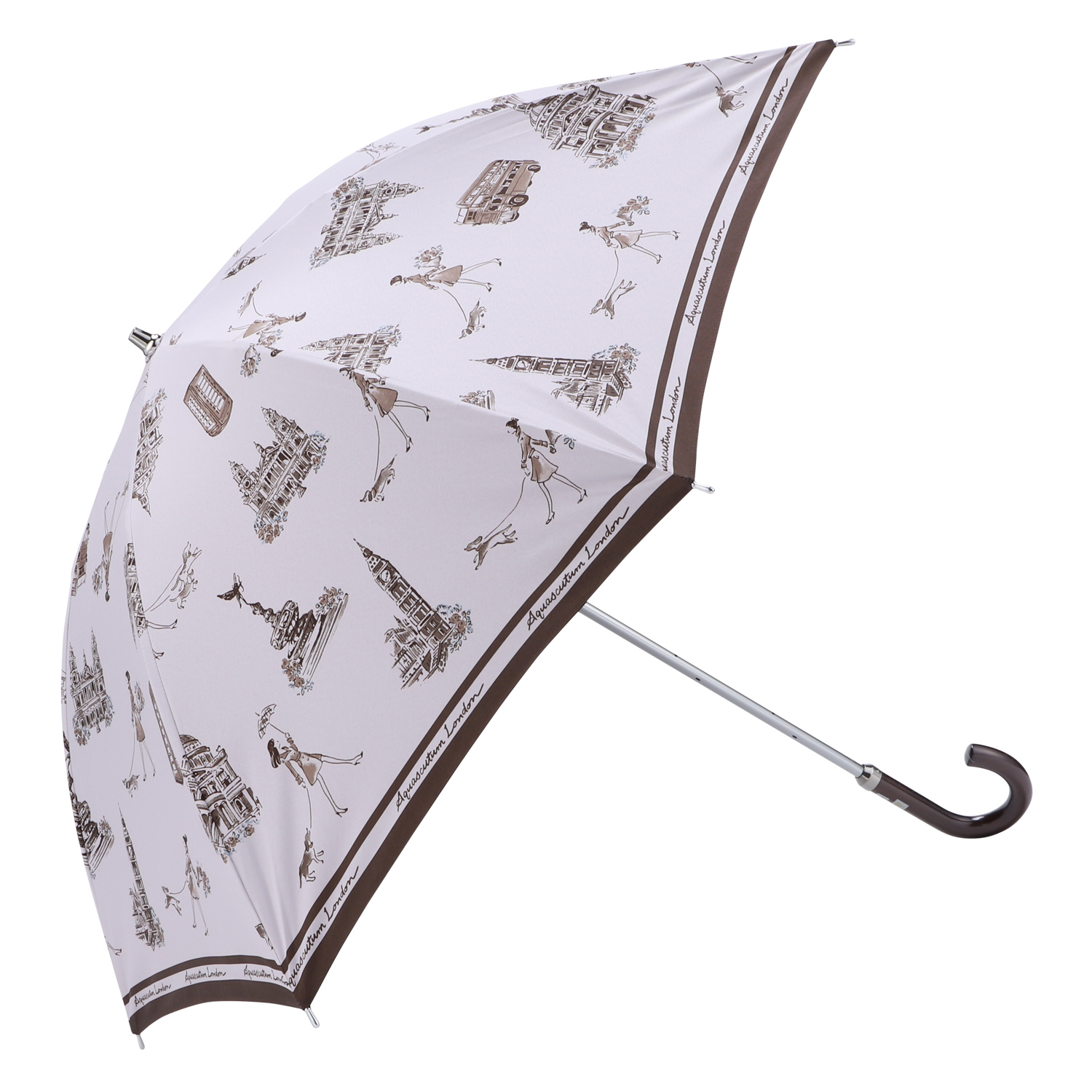 Aquascutum AQUASCUTUM アクアスキュータム 日傘 長傘 晴雨兼用