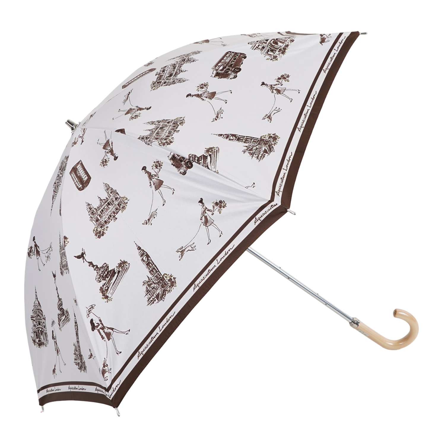 Aquascutum AQUASCUTUM アクアスキュータム 日傘 長傘 晴雨兼用