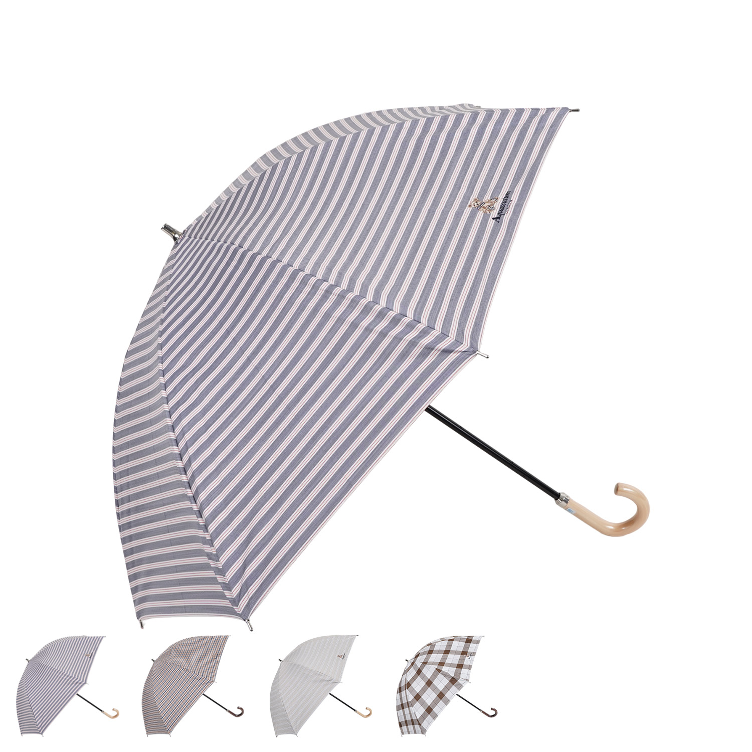 Aquascutum 折りたたみ傘 晴雨兼用 AQUASCUTUM アクアスキュータム 日傘 折りたたみ 軽量 晴雨兼用