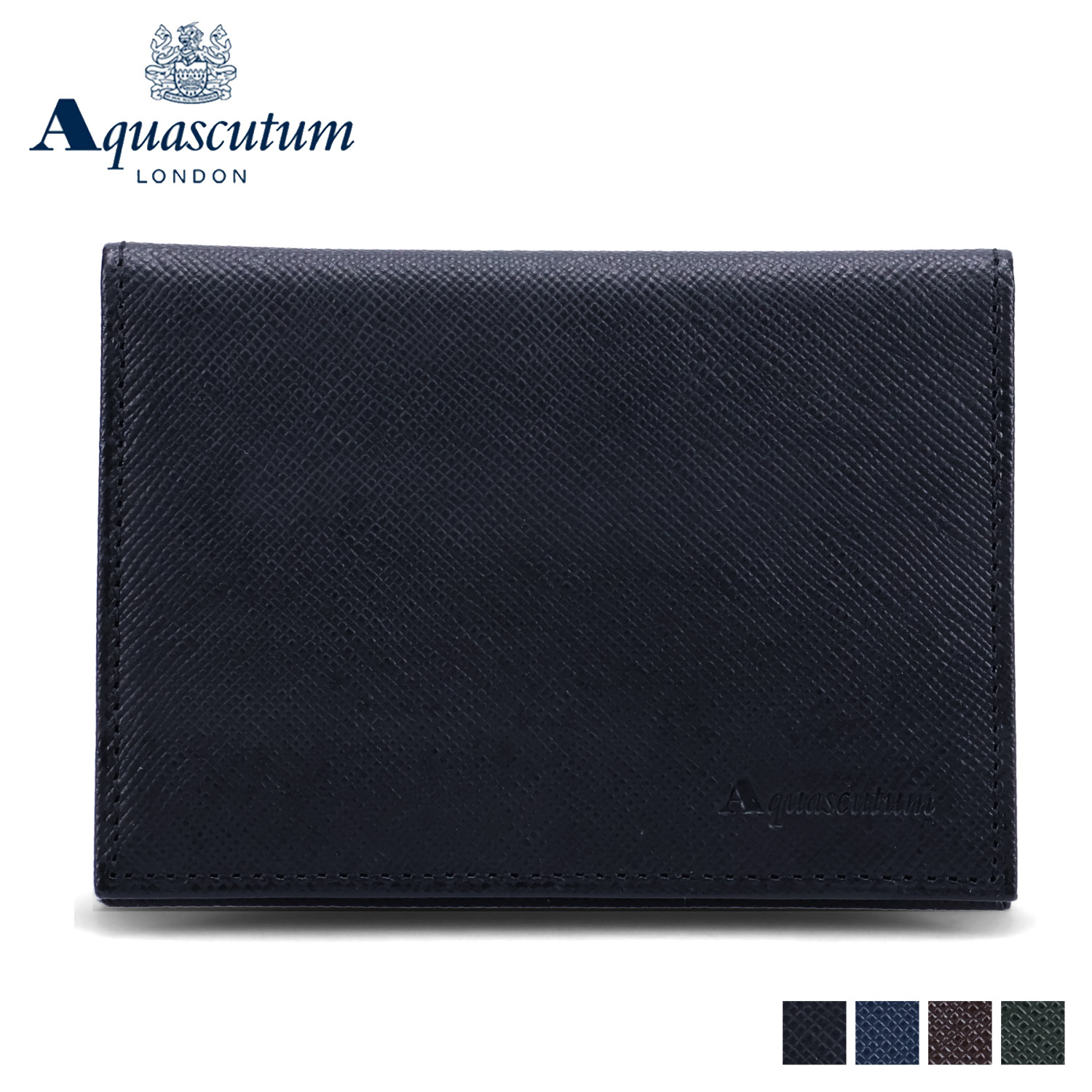 カードケース　定期入れ　名刺入れ　アクア Aquascutum AQUASCUTUM アクアスキュータム カードケース 名刺