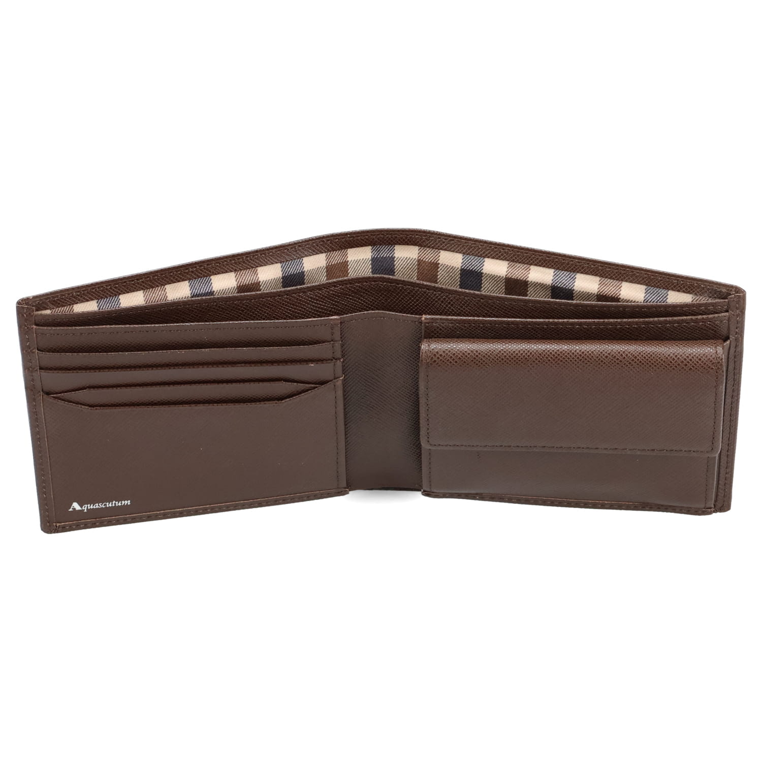 Aquascutum（アクアスキュータム） 財布 二つ折り バーミンガム メンズ