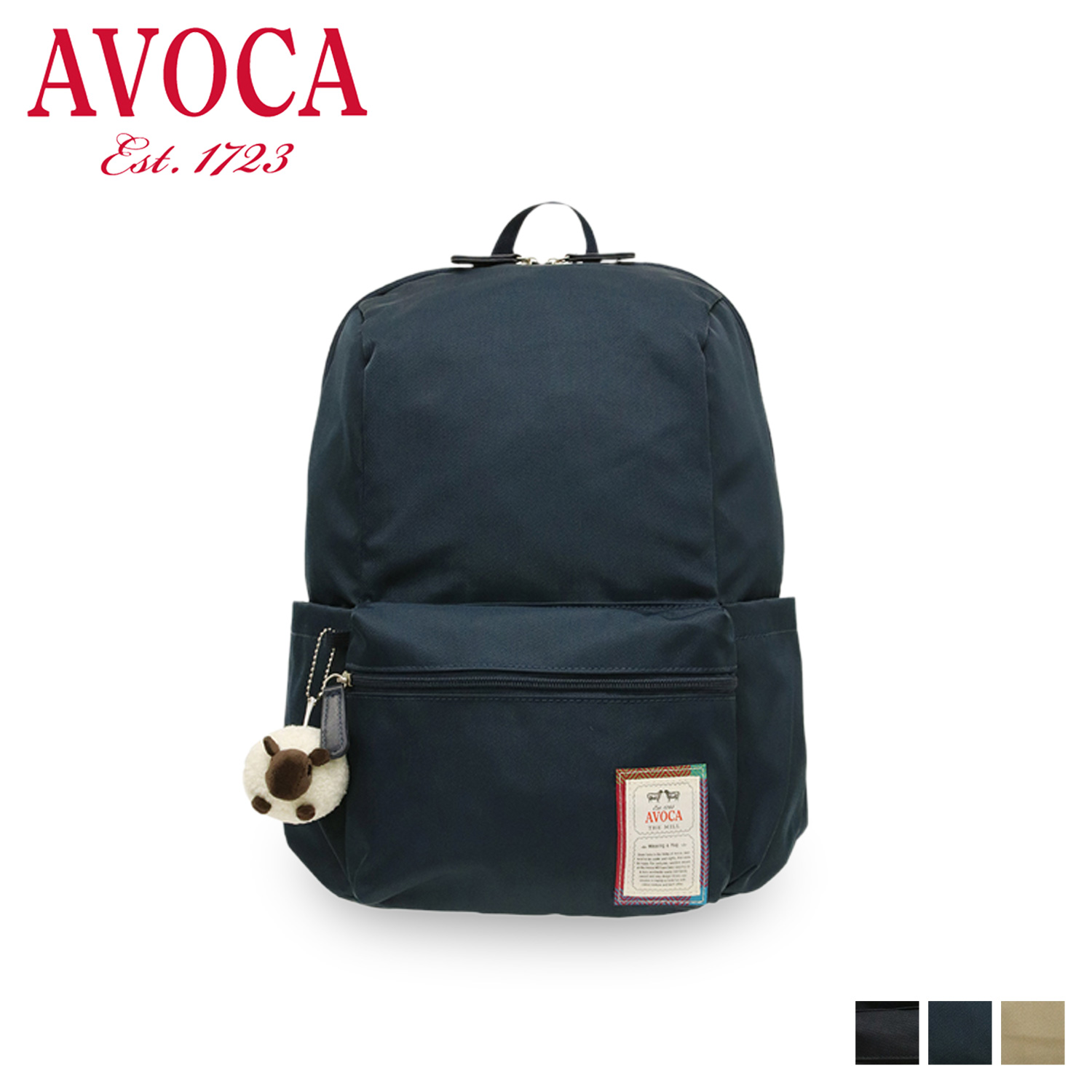 アヴォカ AVOCA リュック バッグ バックパック レディース 13L