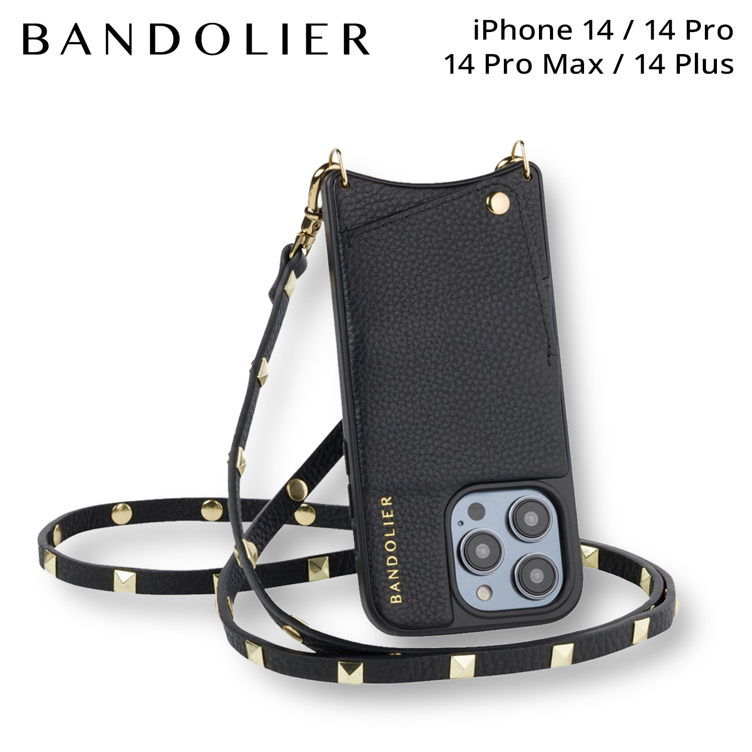 バンドリヤー BANDOLIER iPhone 14 14Pro iPhone 14 Pro Max iPhone 14 Plus ケース  スマホケース 携帯 ショルダー アイフォン
