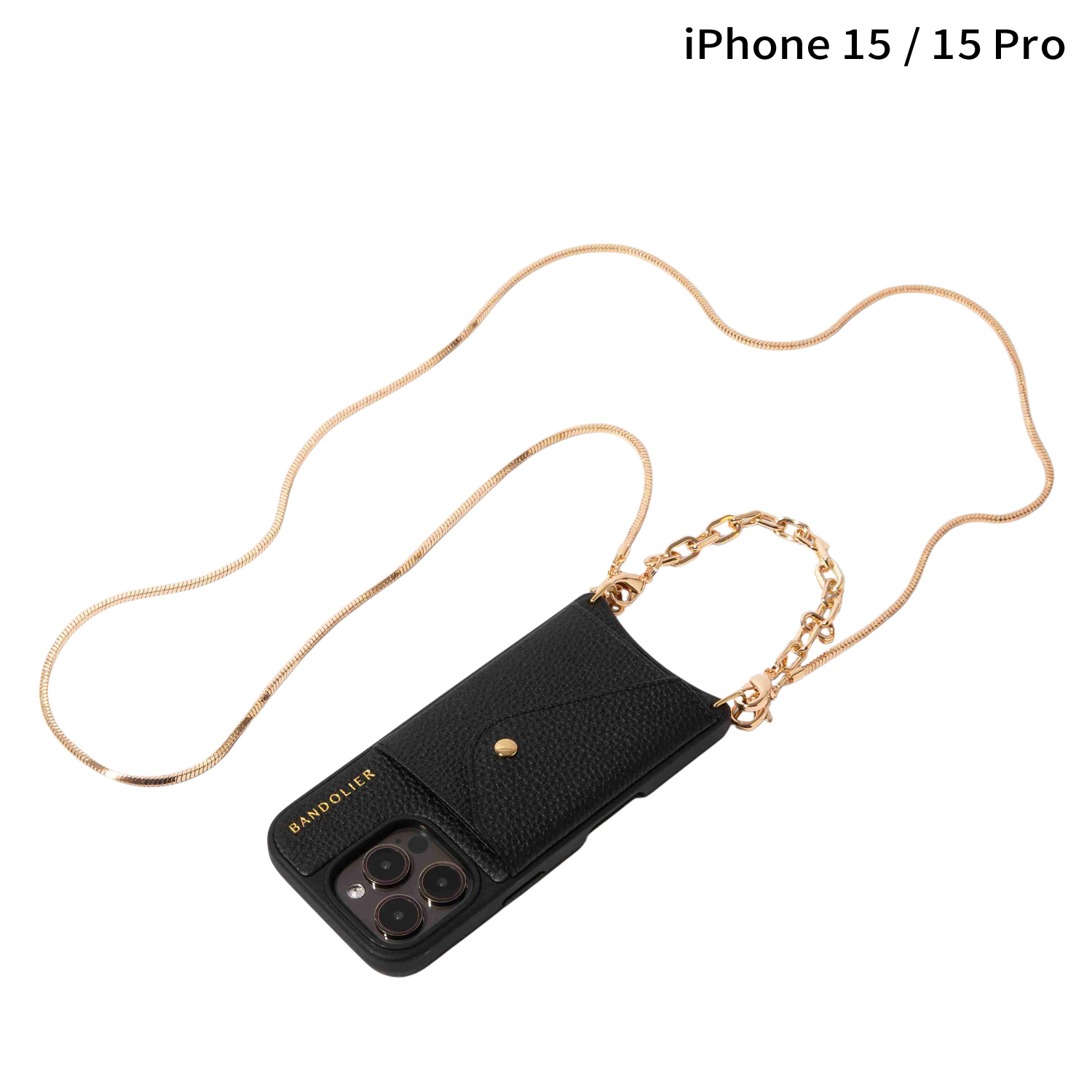 BANDOLIER（バンドリヤー） スマホショルダー スマホケース iphone15
