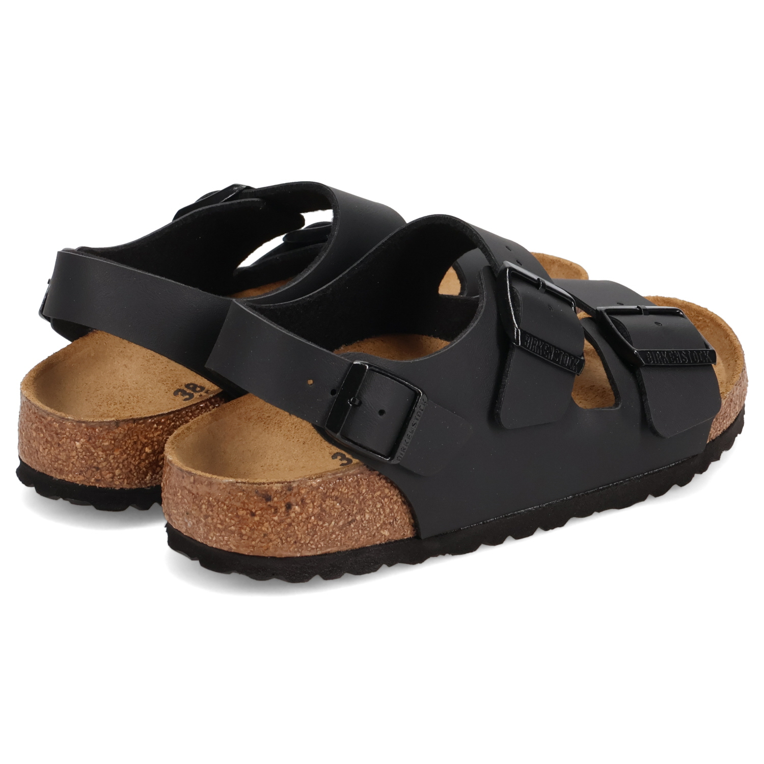 ビルケンシュトック BIRKENSTOCK サンダル ミラノ ビルコフロー レディース 細幅 スエード レザー MILANO BF ブラック 黒 BIRKENSTOCK（ビルケンシュトック） サンダル ミラノ ビルコフロー