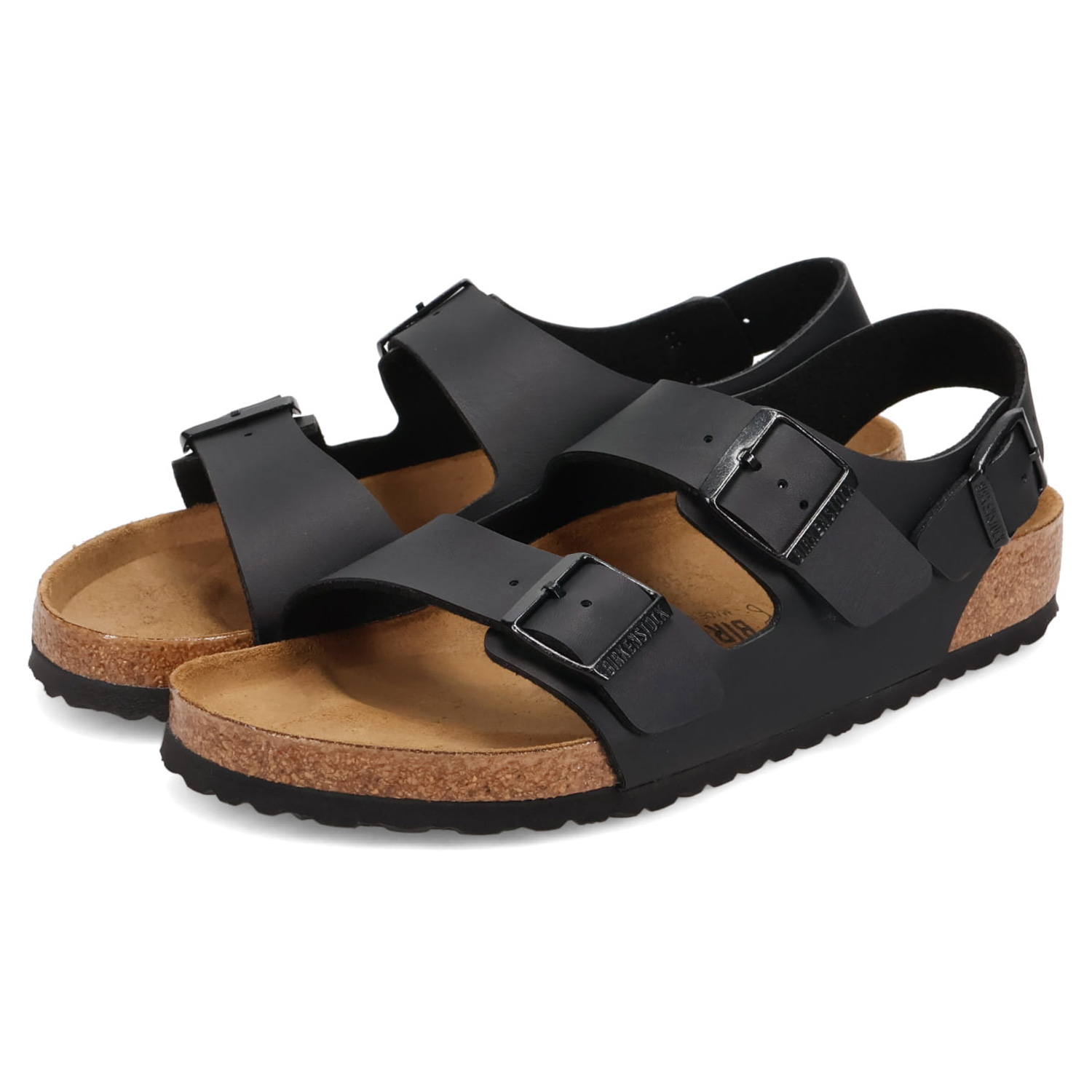 Milano Vegan Birko-Flor Triples Black | BIRKENSTOCK
