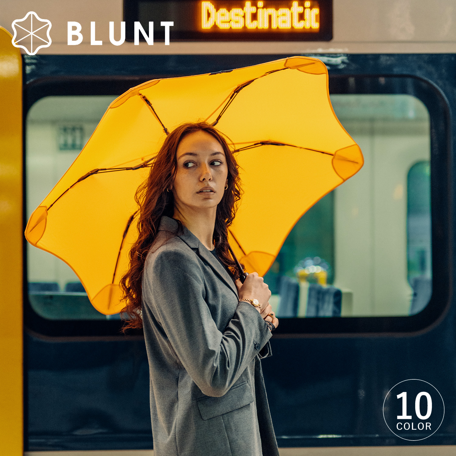 BLUNT ブラント 折りたたみ傘 雨傘 2段 55cm メトロ METRO