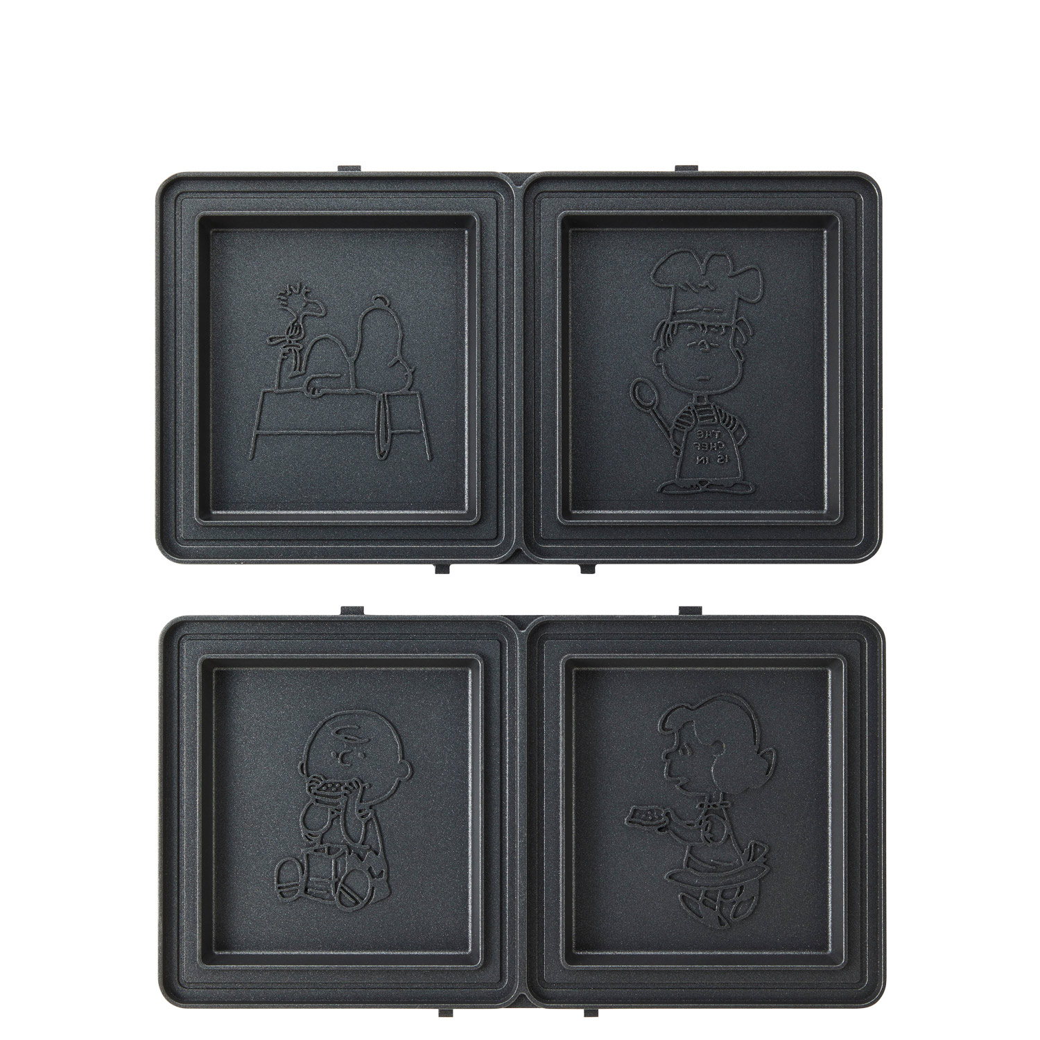 ブルーノ BRUNO ホットサンドプレート グリルサンドメーカーダブル用 ピーナツ コラボ スヌーピー 2枚 PEANUTS BOE092-SAND | BRUNO | 01