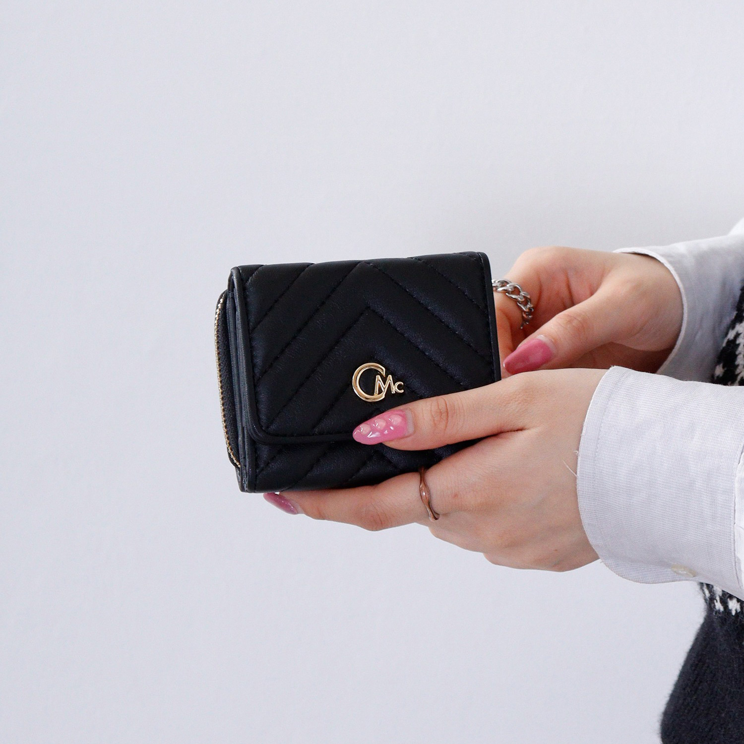 CECIL McBEE（セシルマクビー） 財布 三つ折り レディース ラウンド