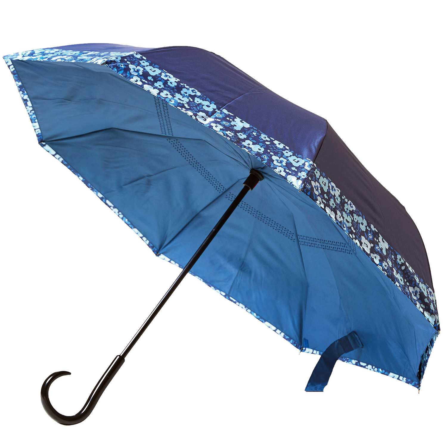 サーカス circus 長傘 雨傘 二重傘 さかさま傘 メンズ レディース UVカット 逆さにたたむ 濡れない 逆さ逆さま逆向き逆折り式 EF-UM01 | ブランド登録なし | 02