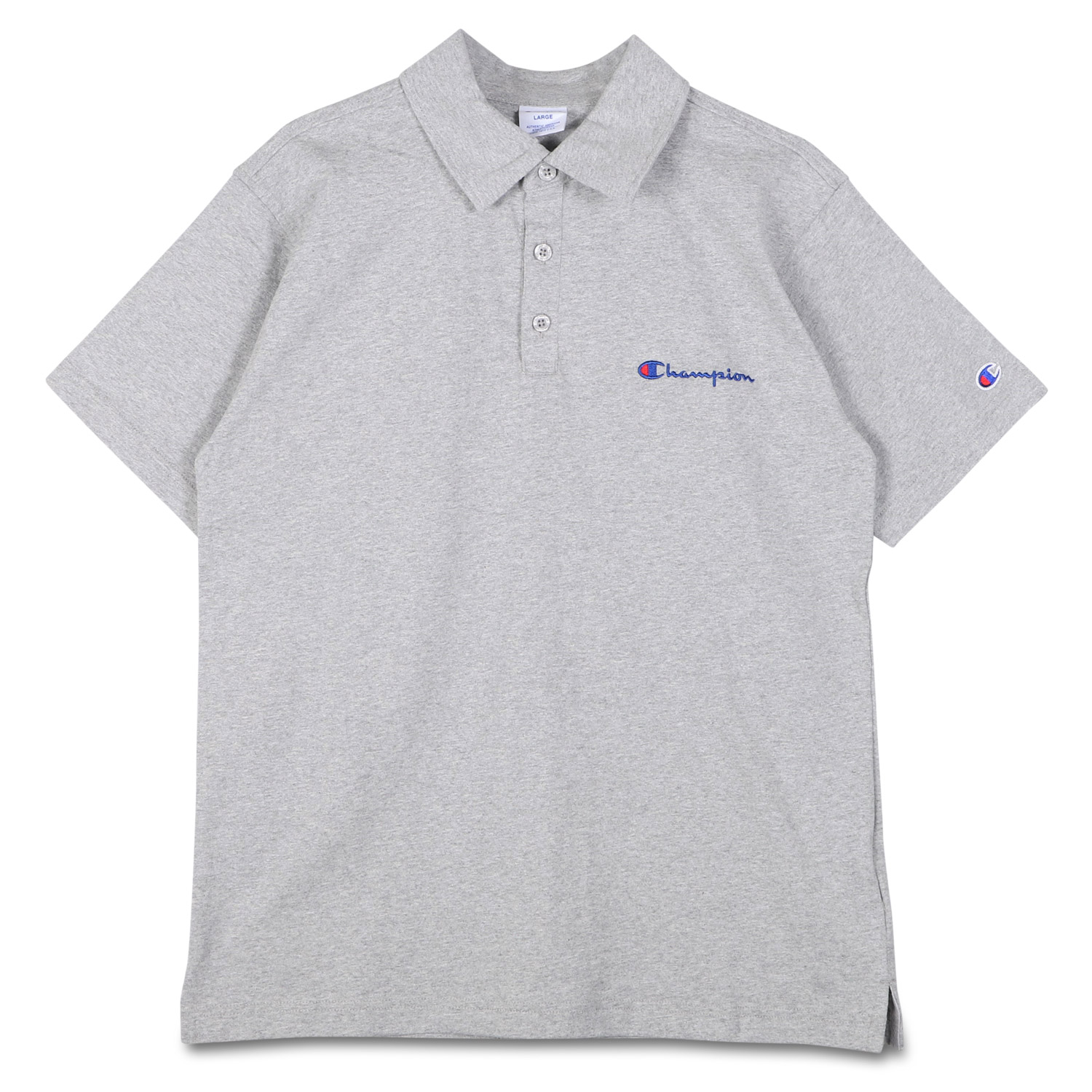 Champion チャンピオン ポロシャツ 半袖 メンズ POLO SLEEVE ブラック ホワイト...