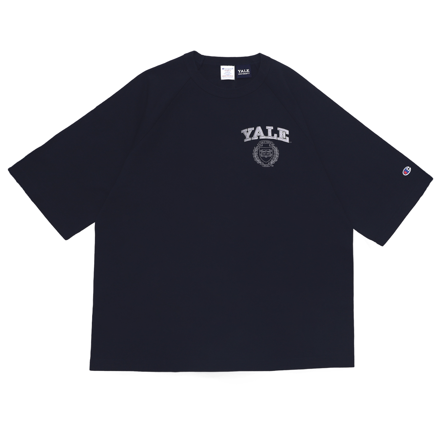 Champion チャンピオン Tシャツ 半袖 ラグラン 5分袖 カットソー ティーテンイレブン ショートスリーブ メンズ MADE IN USA T-1011 ネイビー グリーン C5-Z307 | Champion | 02