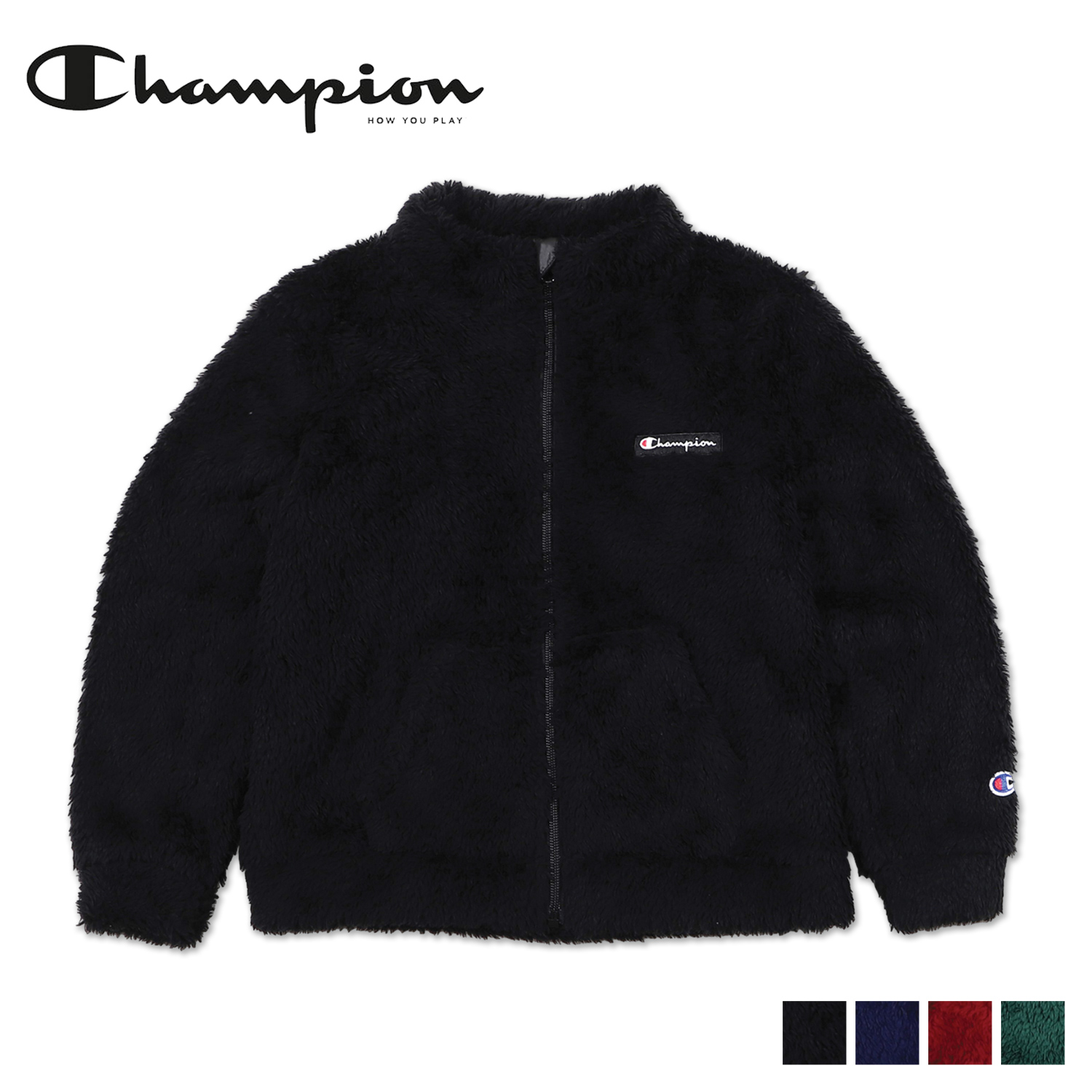 Champion チャンピオン ジャケット フリースジャケット ジップアップ アウター 男の子 女の子 ボア ZIP JACKET CK-Y601