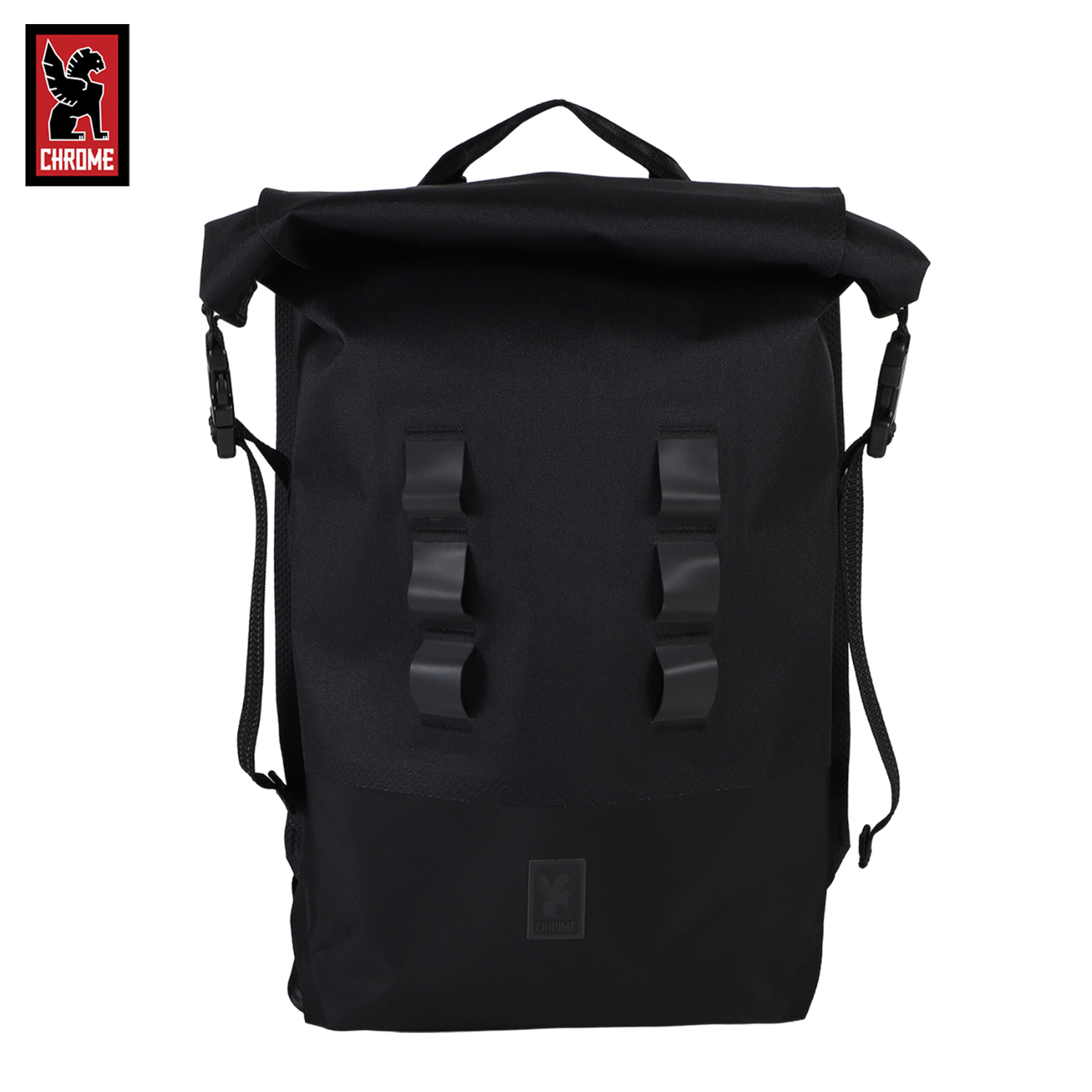 CHROME ブラック ロールトップ リュック CHROME（クローム） ☆ リュック 23L CHROME INDUSTRIES スケートボード