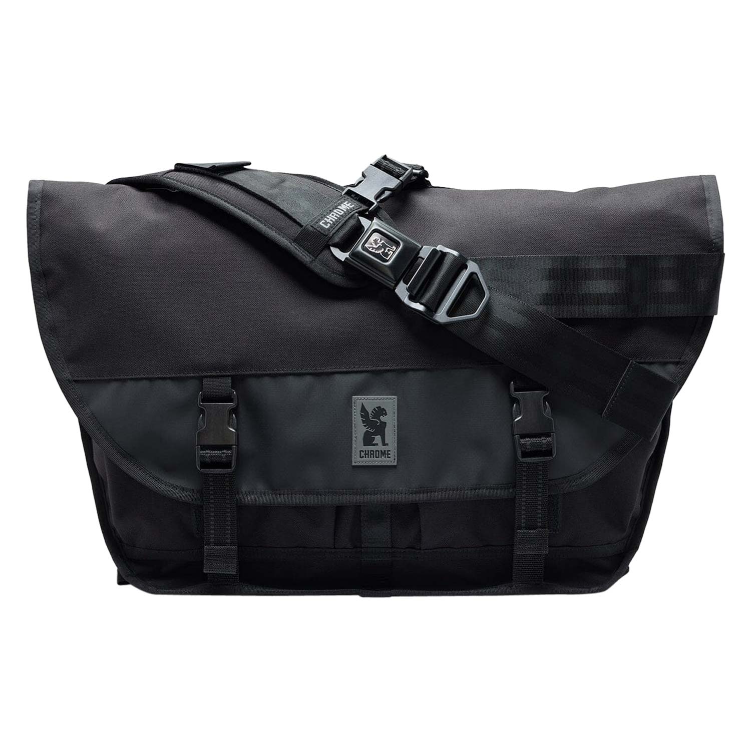 CHROME クローム ショルダーバッグ9L／メッセンジャーバッグ ブラック美品 CHROME（クローム） メッセンジャーショルダーバッグ シーティーゼット