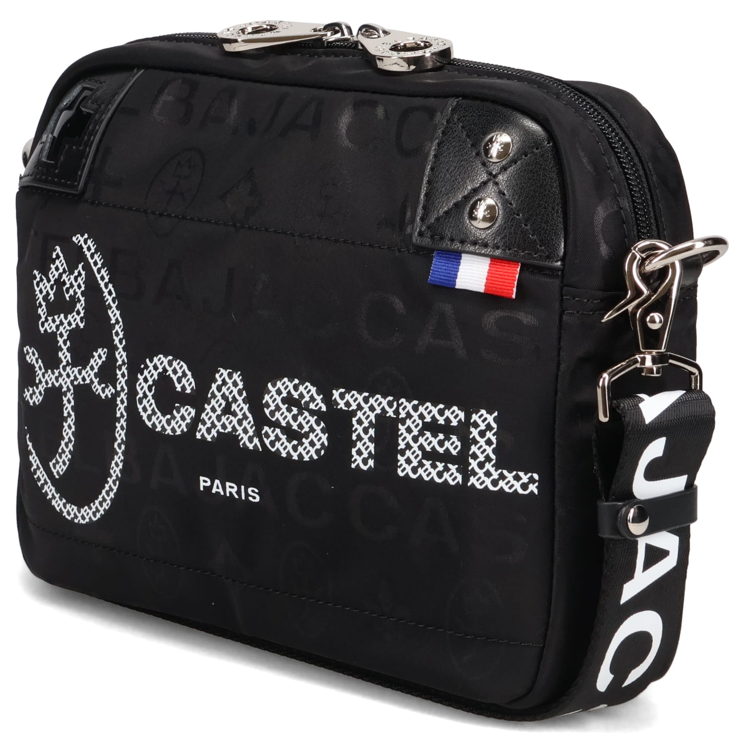 CASTELBAJAC ショルダーバッグ ブラック/ホワイト CASTELBAJAC ショルダーバッグ カステルバジャック レディース