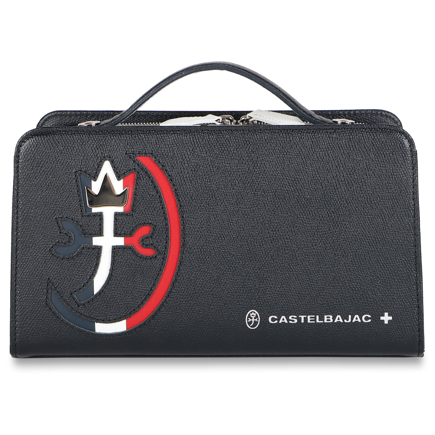 カステルバジャック カルネ Wファスナーレザーバッグ セカンドバッグ CASTELBAJAC カステルバジャック バッグ セカンドバッグ