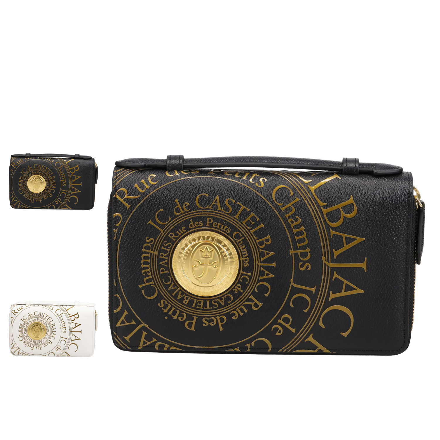 カステルバジャック CASTELBAJAC クラッチバッグ セカンドバッグ メンズ ラウンドファスナー 本革 77221 CASTELBAJAC（カステルバジャック） クラッチバッグ セカンドバッグ