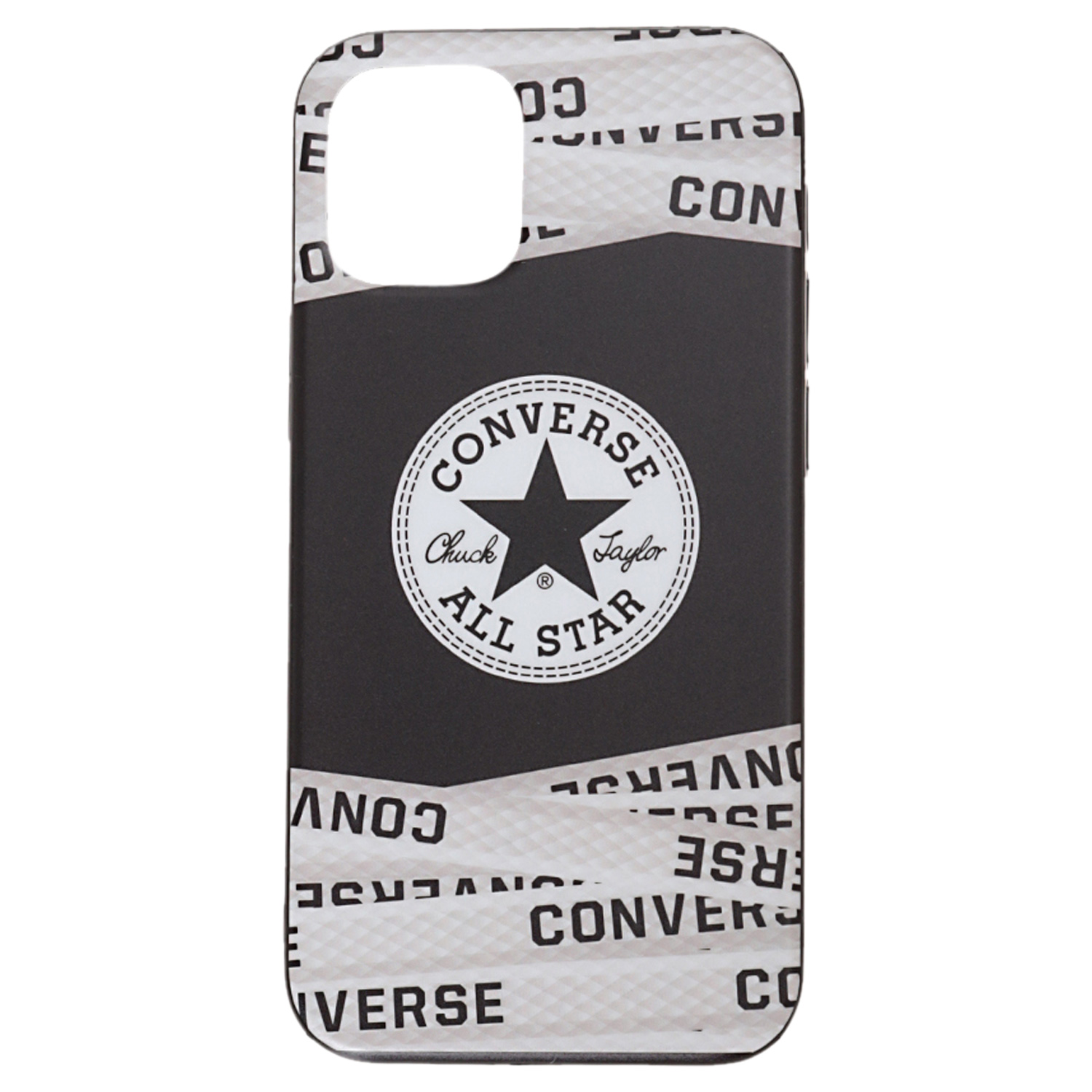 CONVERSE コンバース iPhone12 mini スマホケース メンズ レディース 携帯 アイフォン CIRCLE LOGOHYBRID IML BACK CASE グレー マルチ ネコポス可｜biget｜02
