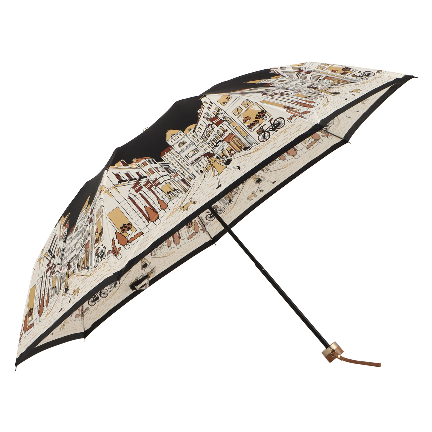 DAKS（ダックス） 折りたたみ傘 雨傘 レディース 55cm 軽量 コンパクト