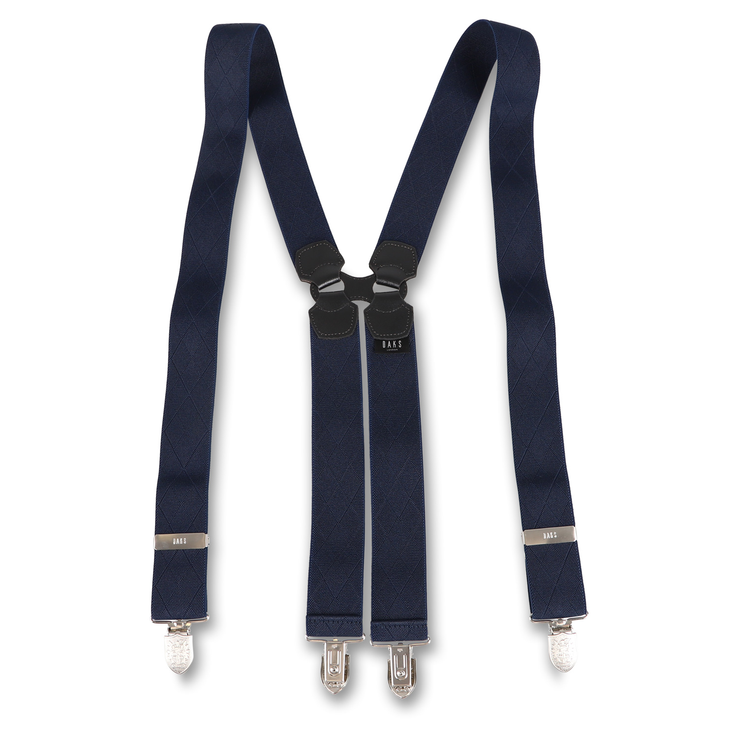 DAKS ダックス サスペンダー 吊りバンド メンズ H型 SUSPENDERS ネイビー ベージュ DS12790｜biget｜03