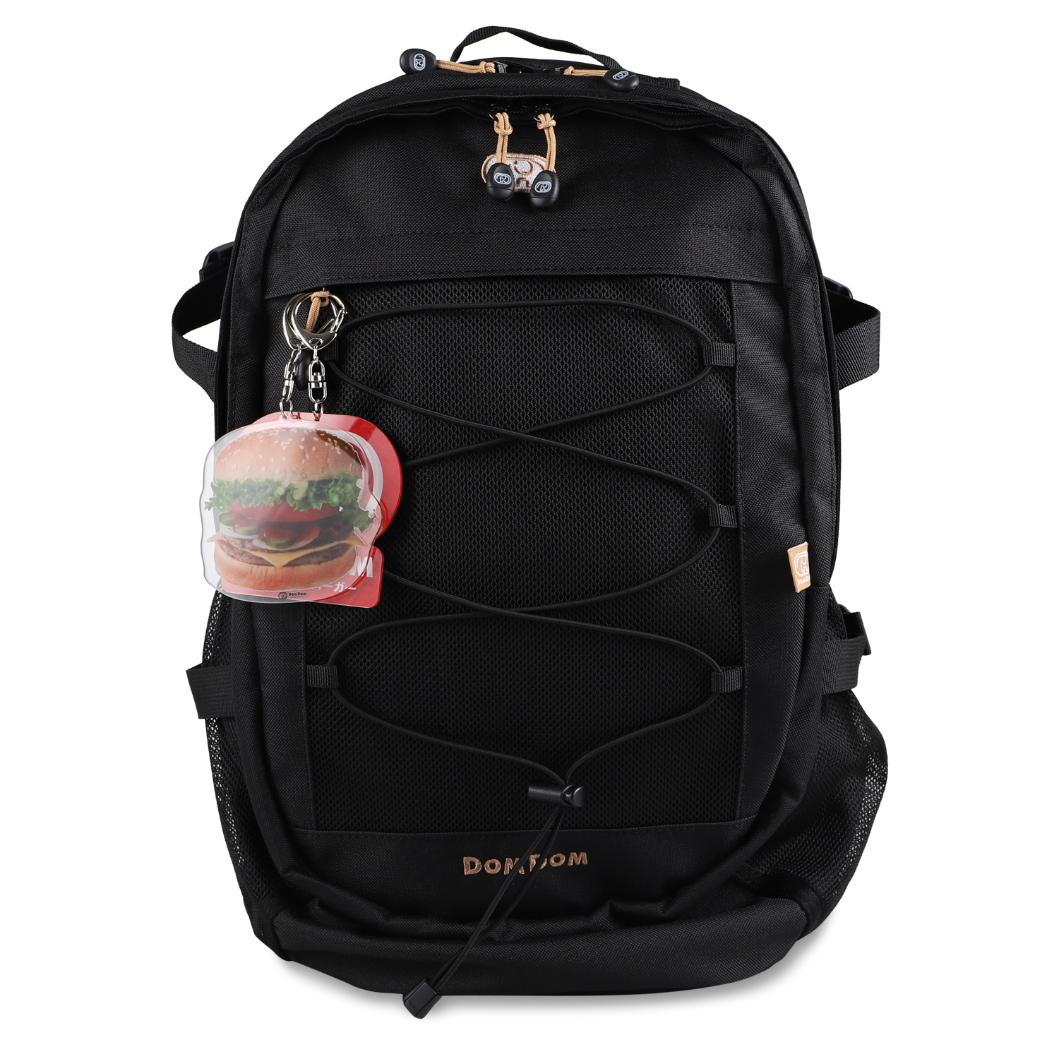 DOMDOM ドムドム リュック バッグ バックパック メンズ レディース 30L 撥水 大容量 BACKPACK ブラック 黒 DM001｜biget｜04