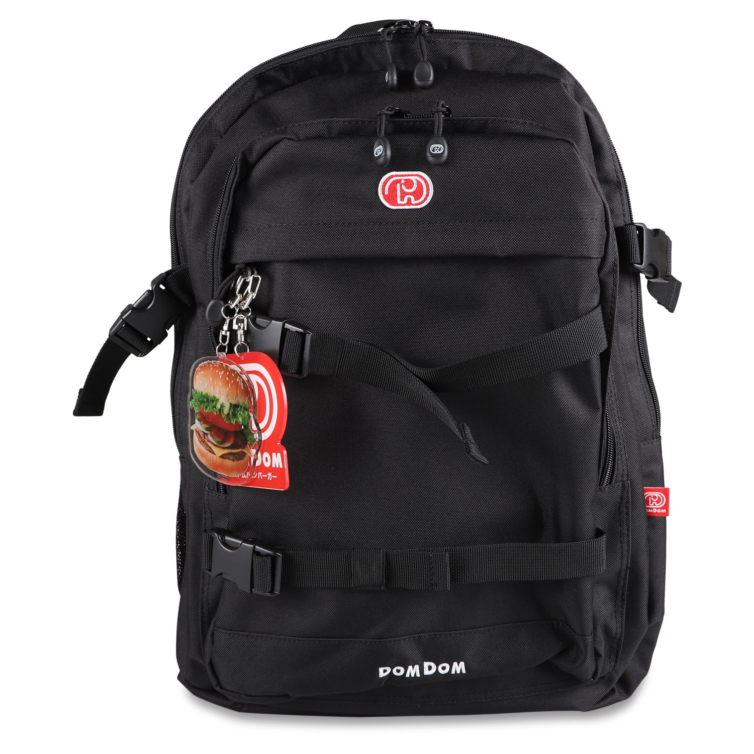 DOMDOM ドムドム リュック バッグ バックパック メンズ レディース 30L 撥水 大容量 BACKPACK ブラック 黒 DM002｜biget｜02