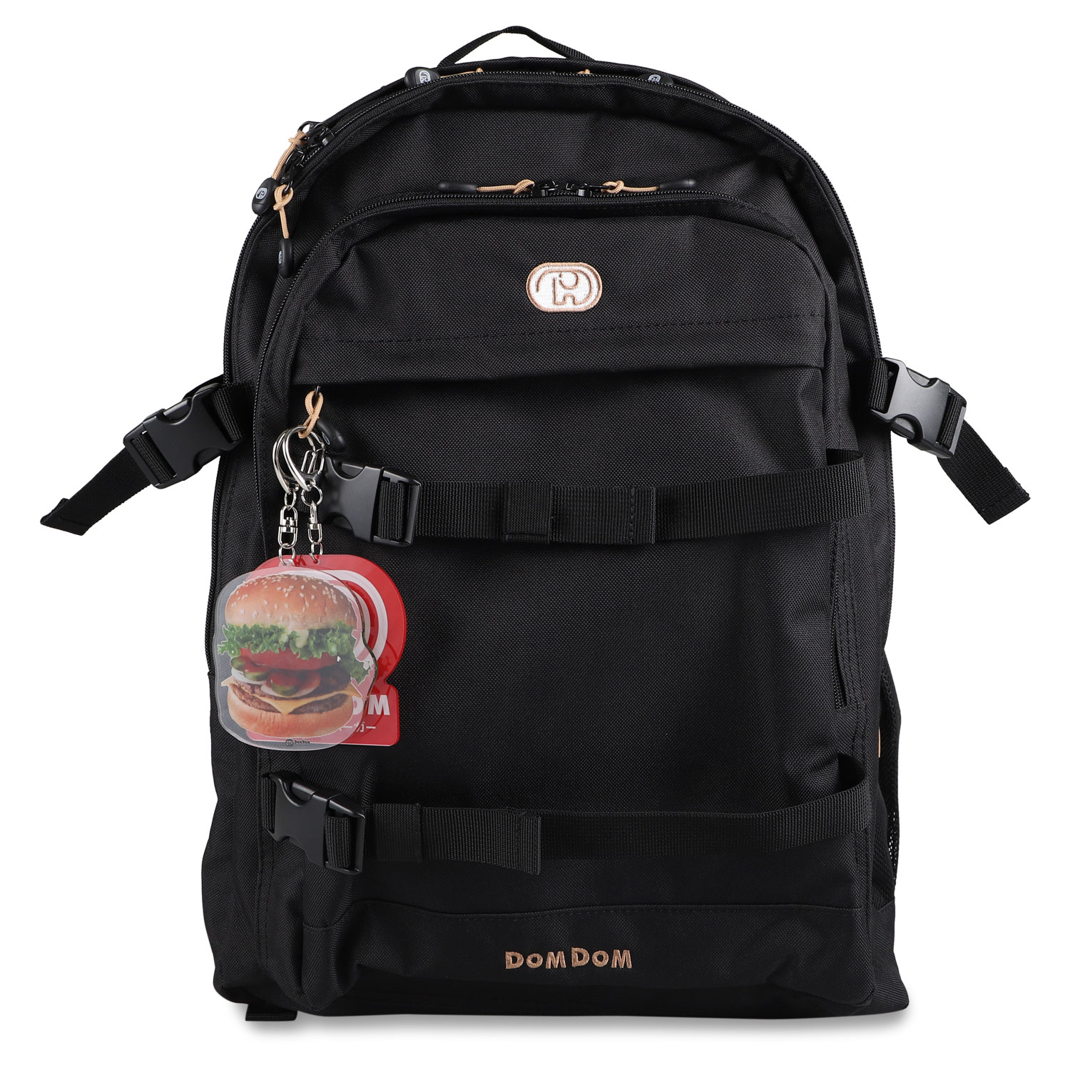 DOMDOM ドムドム リュック バッグ バックパック メンズ レディース 30L 撥水 大容量 BACKPACK ブラック 黒 DM002｜biget｜04