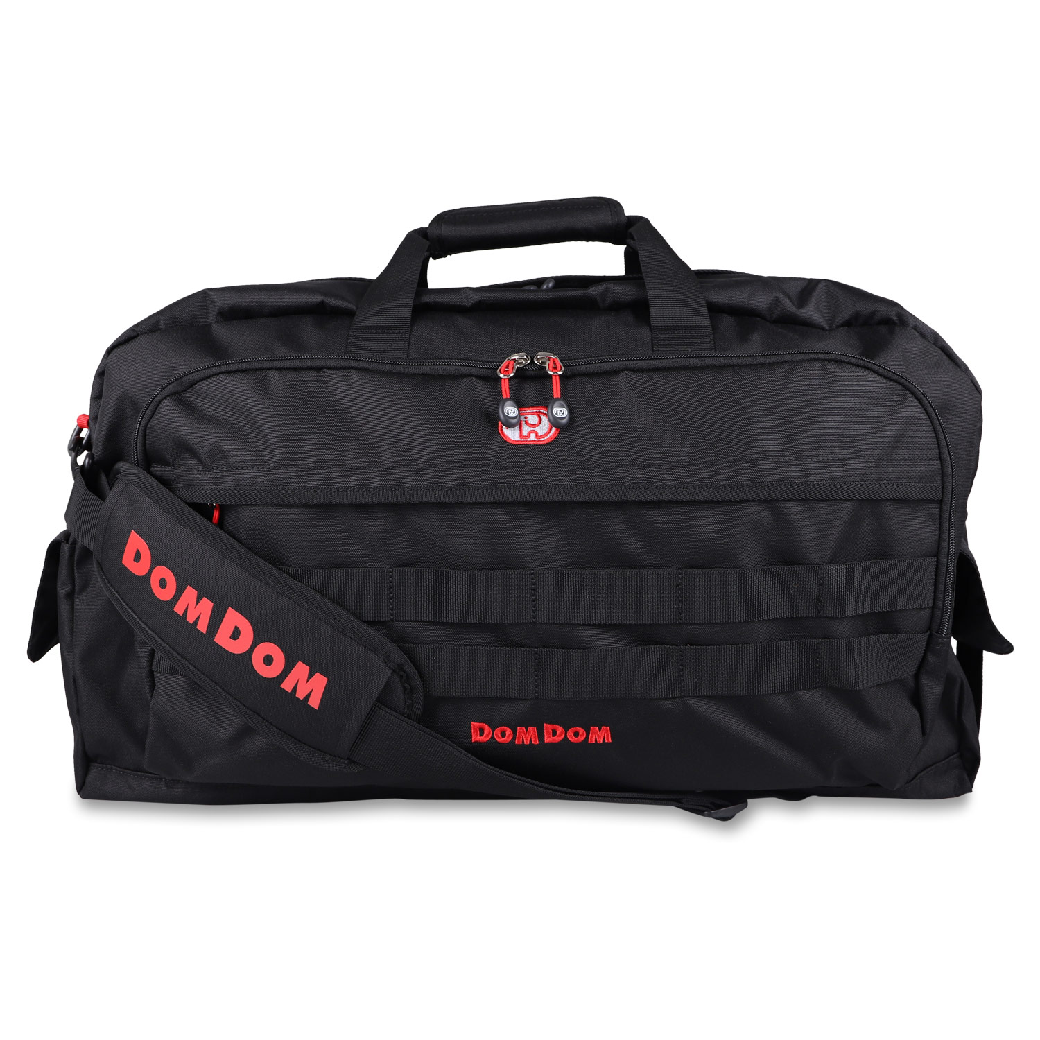 DOMDOM ドムドム ボストンバッグ ショルダーバッグ メンズ レディース 50L 撥水 大容量 BOSTON BAG ブラック 黒 DM011｜biget｜03