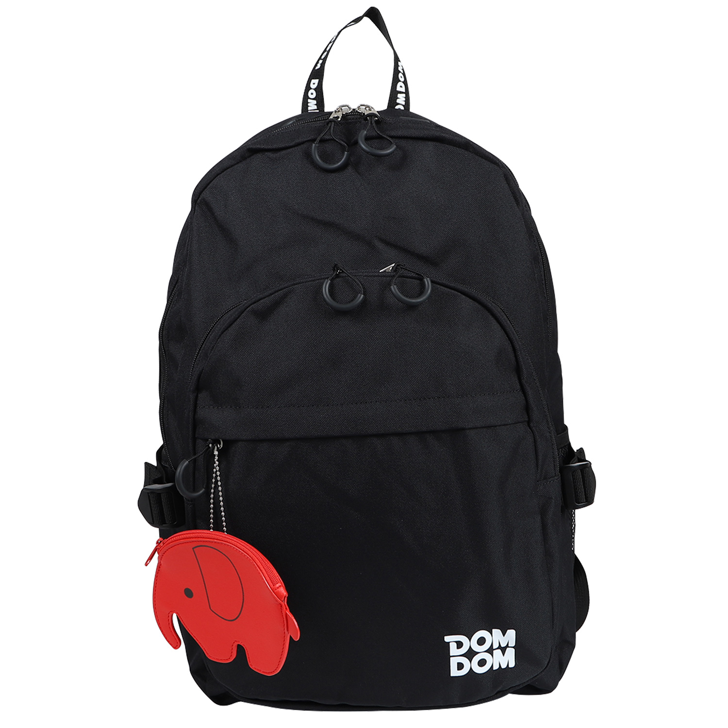 DOMDOM ドムドム リュック バッグ バックパック ポップンドム メンズ レディース 30L 大容量 DAYPACK ブラック マルチ 黒 DM026｜biget｜02