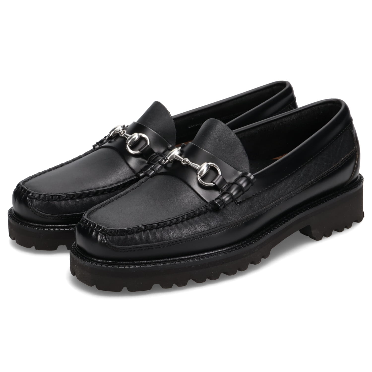 WEejuns 黒白 ローファー G.H.BASS - 新品 ローファー 白黒 WUEEJUNS LARSON g.h bassの