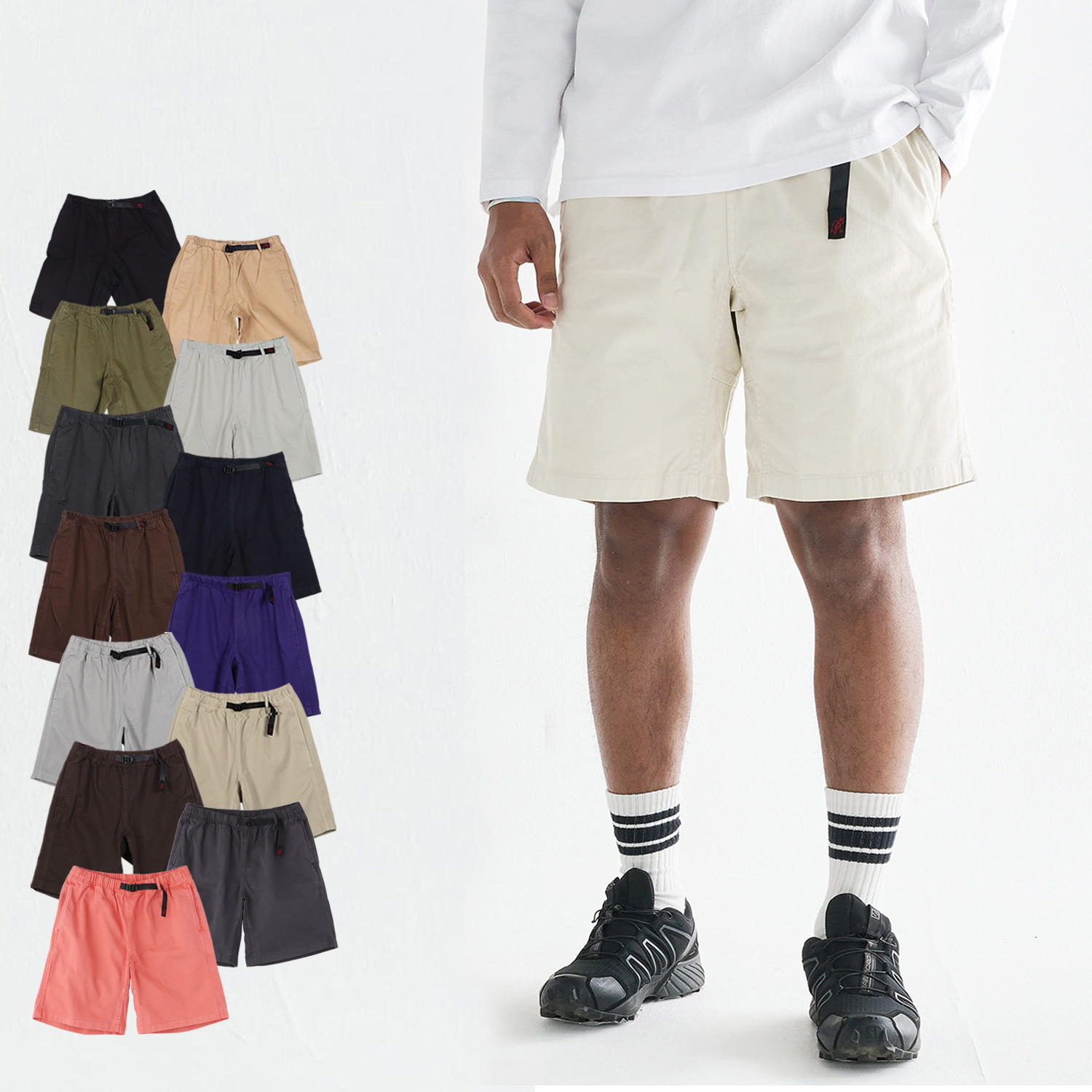 Gramicci G-SHORTS DOUBLE NAVY（グラミチ G ショーツ-ネイビー