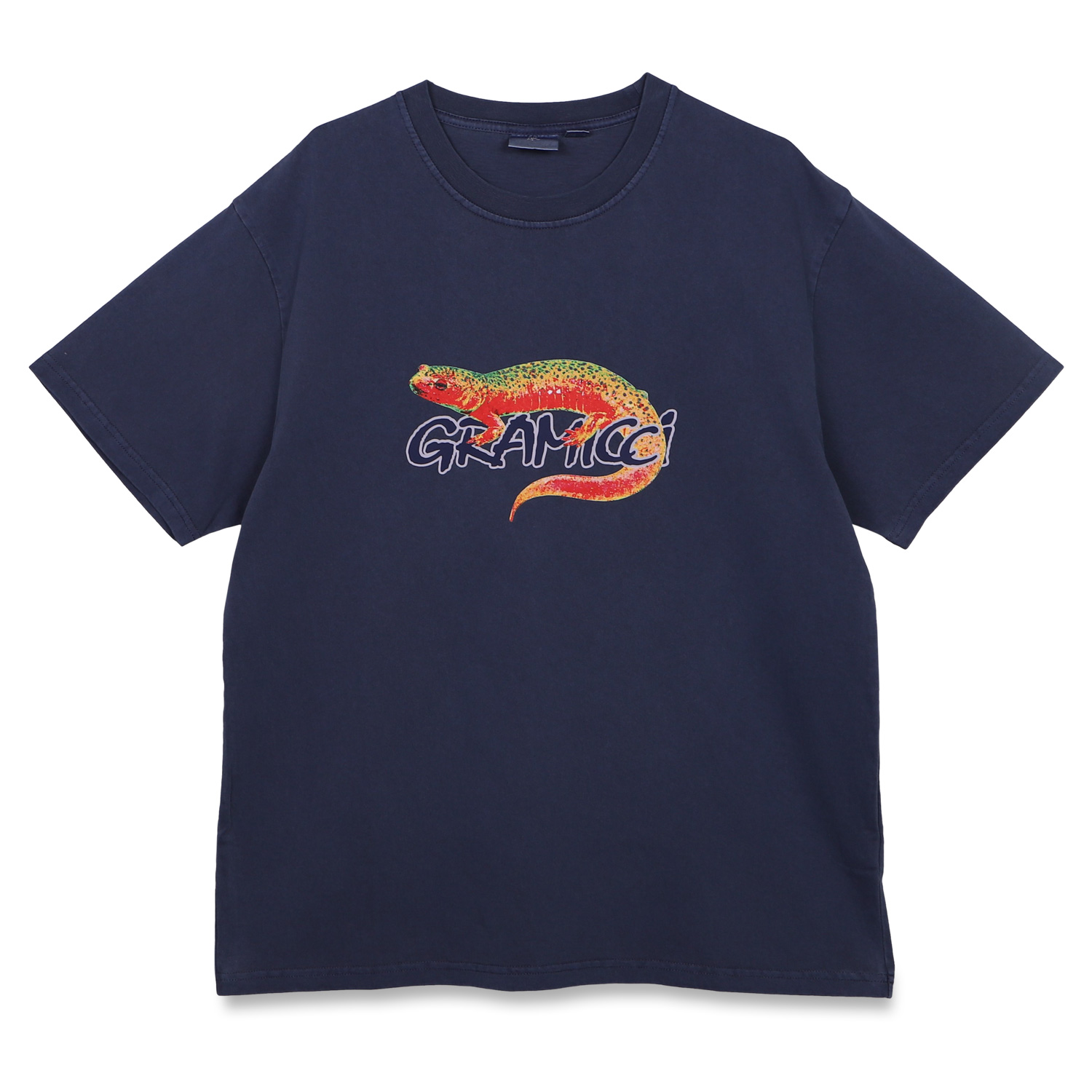 90's Gramicci ネイティブボーダー柄 ポケットTシャツ “MADE IN