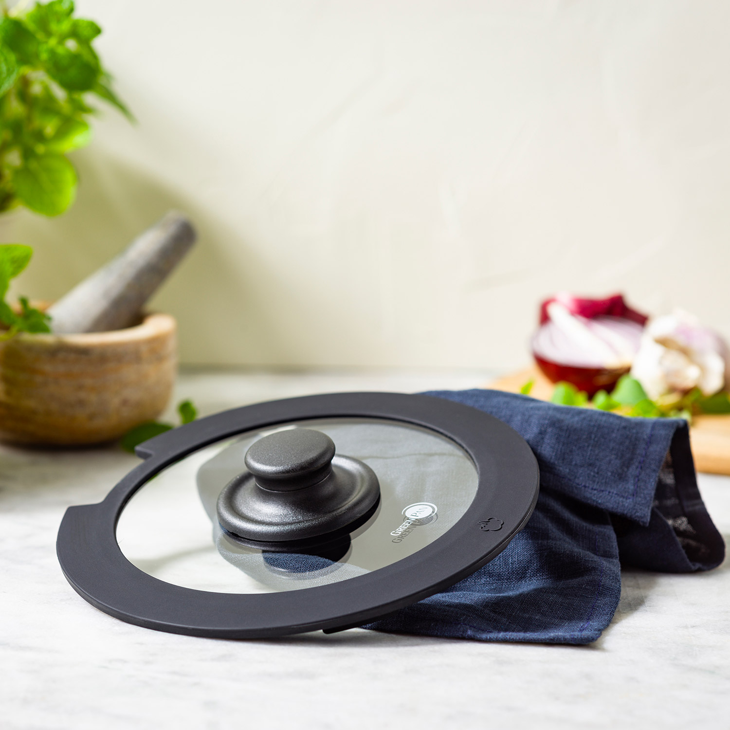 GREEN PAN（グリーンパン） ガラス蓋 20cm クリックシェフ専用