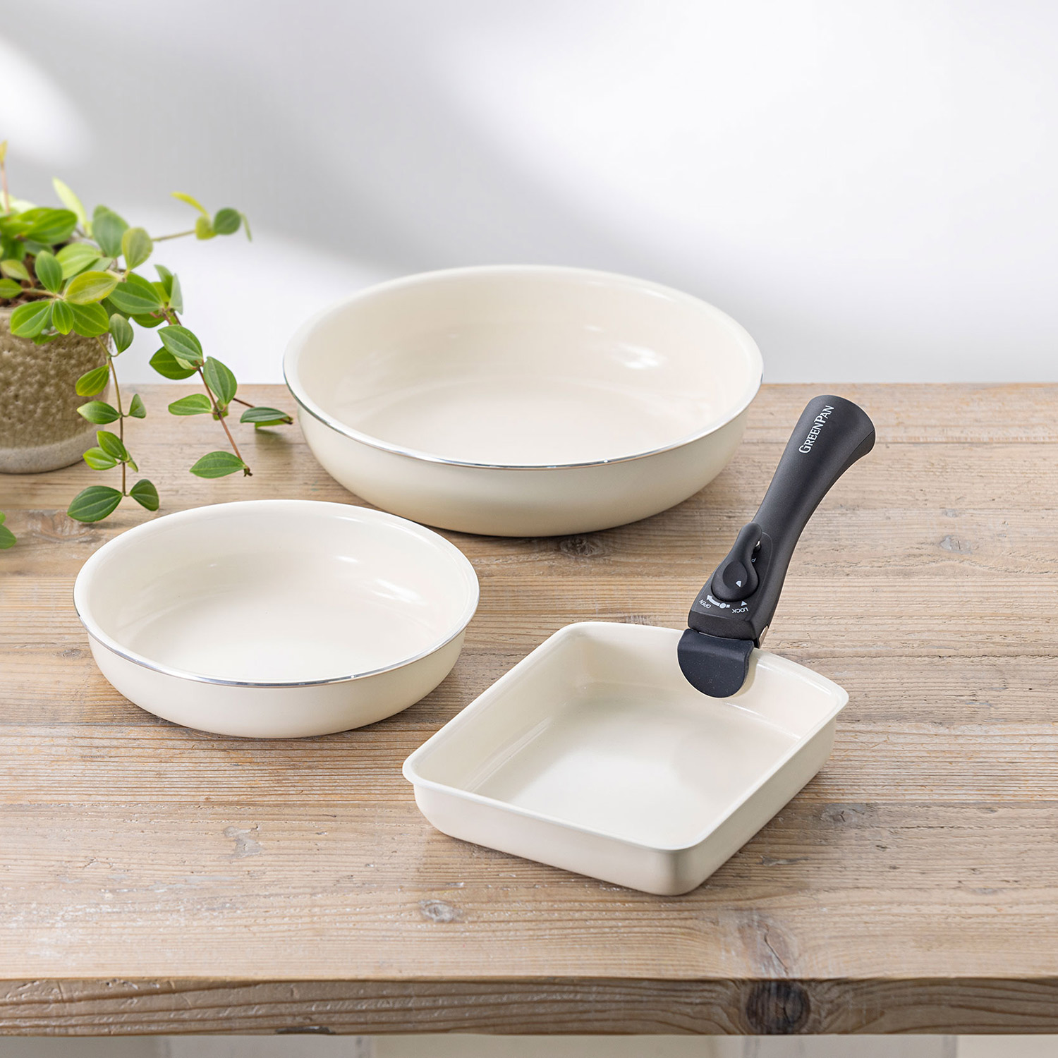 GREEN PAN（グリーンパン） 特典付き フライパン 5点セット 20cm 26cm