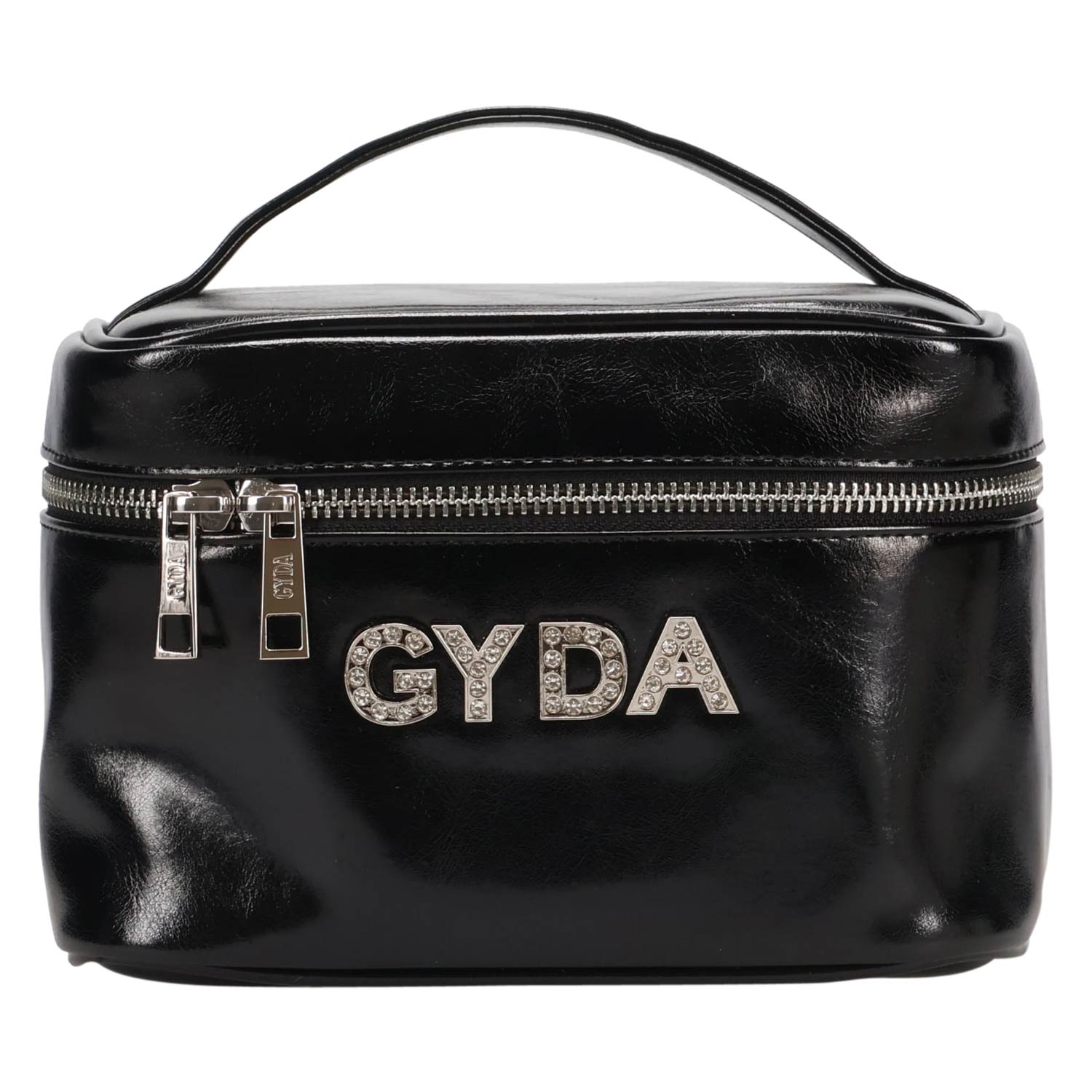 GYDA ノベリティ化粧ポーチ ブラック レオパード GYDA（ジェイダ） 化粧ポーチ メイク 収納 小物入れ バニティポーチ