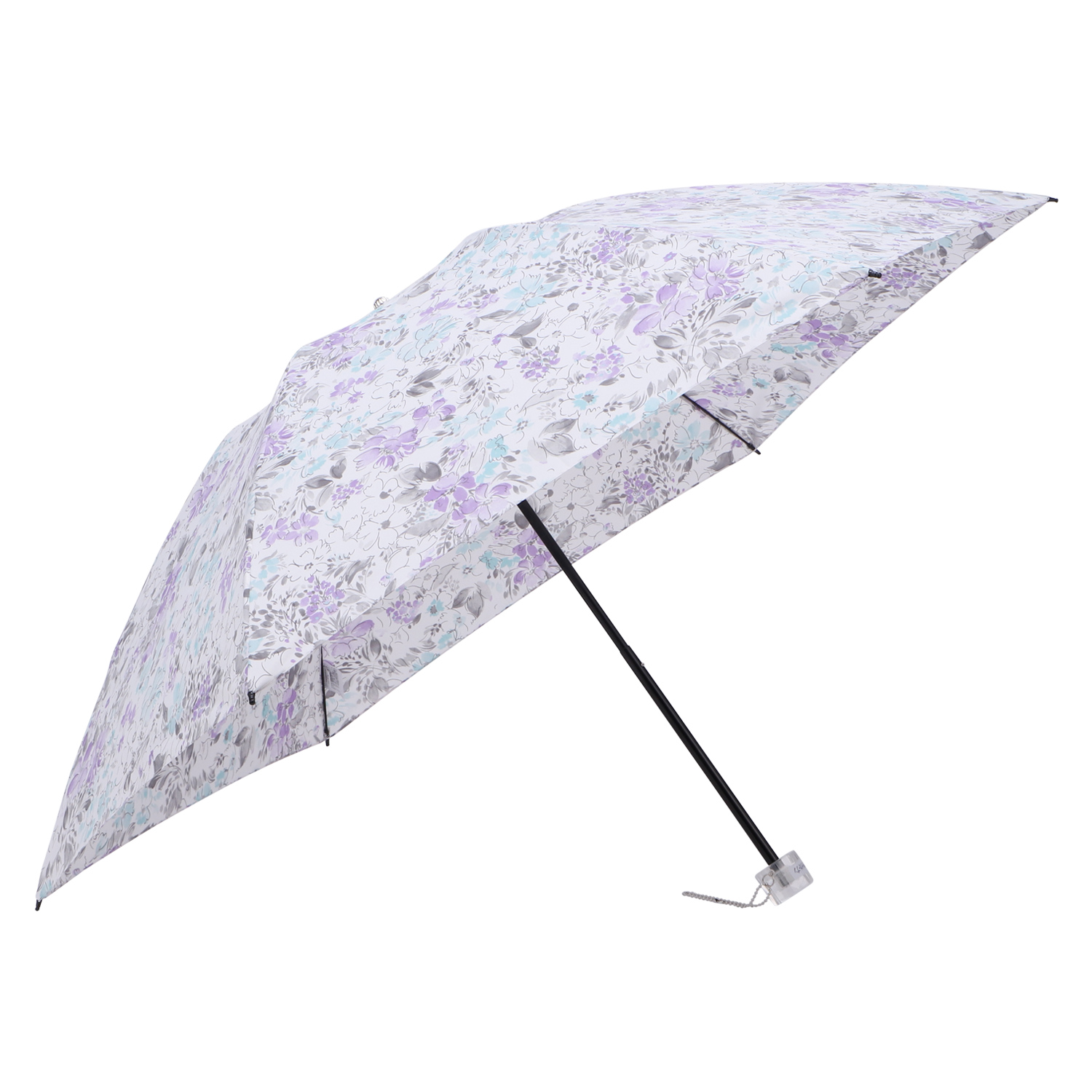 新品　ジルスチュアート　晴雨兼用傘　日傘　折りたたみ　ラベンダー　紫　チェック 新品 ジルスチュアート 晴雨兼用傘 日傘 折りたたみ ラベンダー