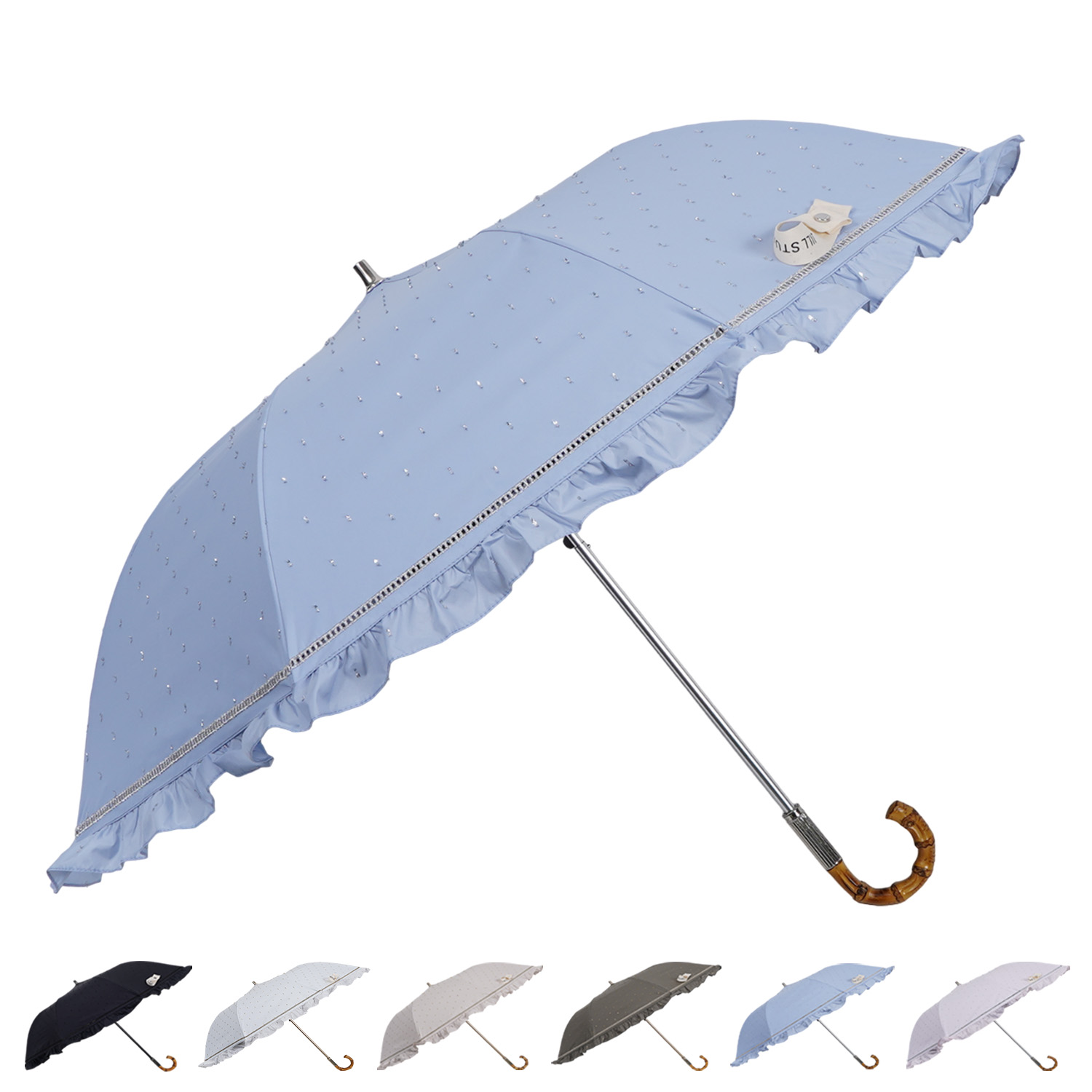 JILLSTUART ジルスチュアート 日傘 折りたたみ 完全遮光 晴雨兼用 雨傘 