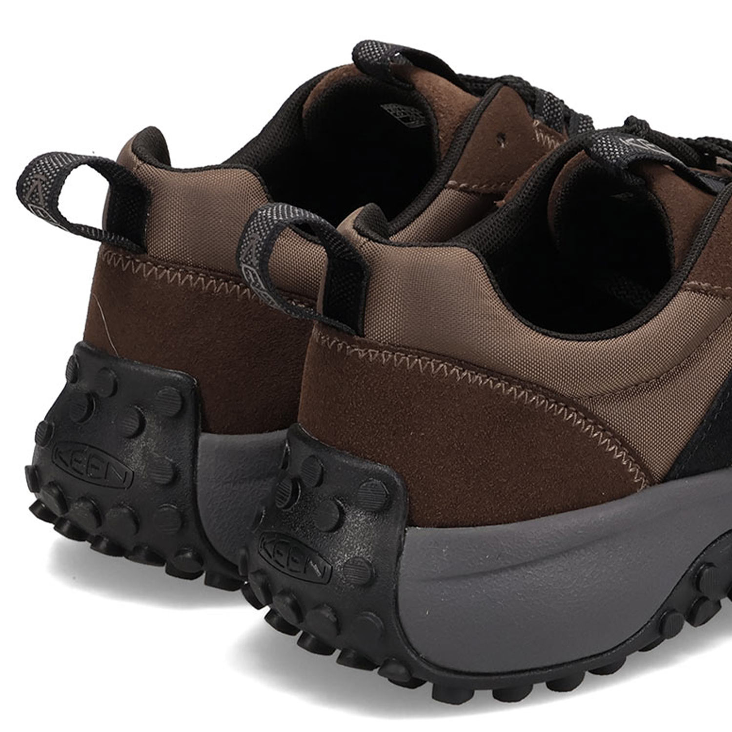 KEEN ブラウン スエード スニーカー KEEN（キーン）の「KNX LACE / ケーエヌエックス レース