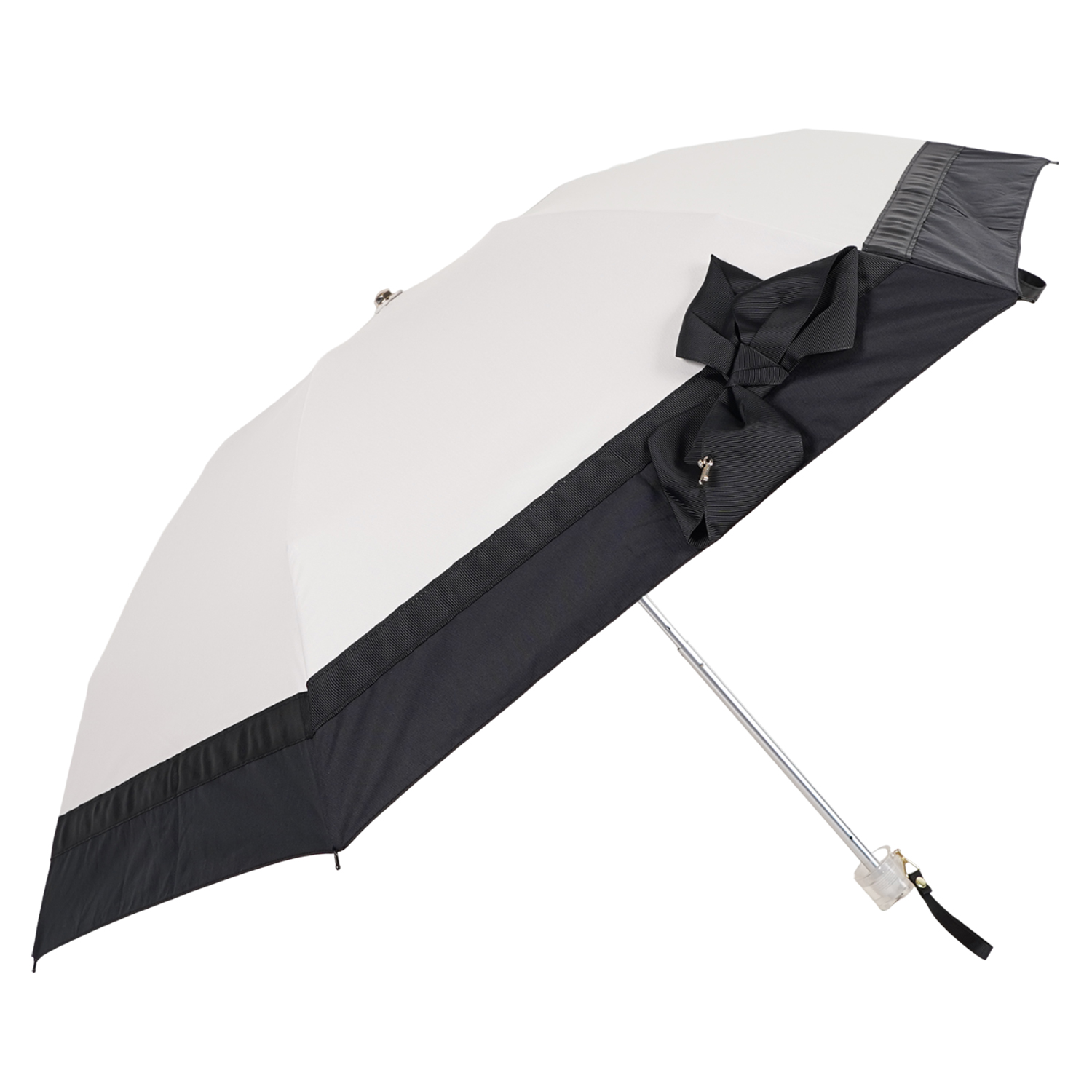 LANVIN en Bleu ランバンオンブルー 日傘 折りたたみ 軽量 晴雨兼用