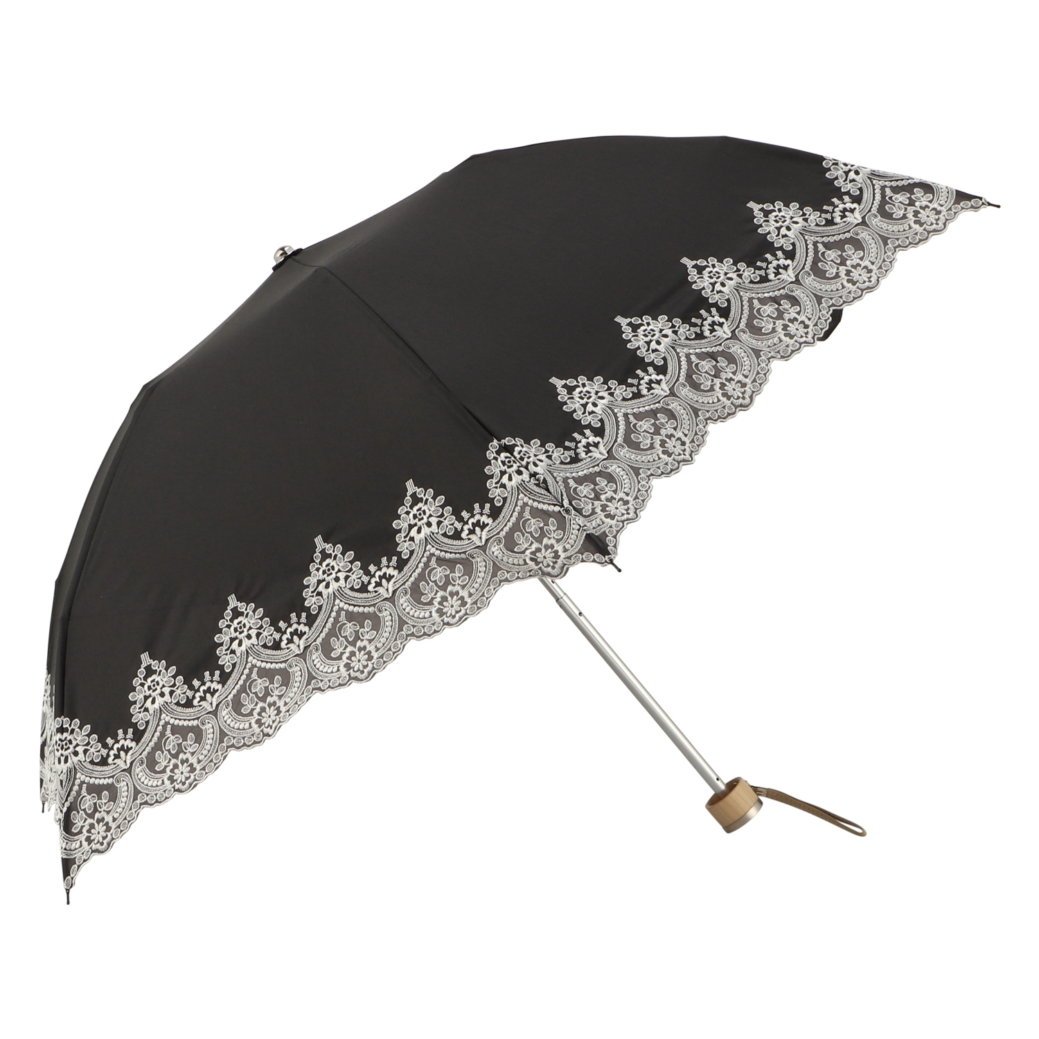 LANVIN COLLECTION ランバン コレクション 折りたたみ傘 3段 雨傘 日傘