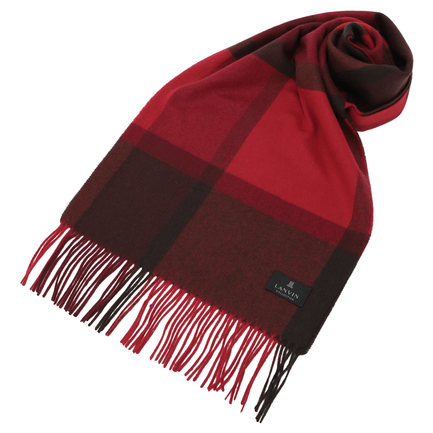 【新品、未使用】 LANVIN ランバン コレクション ストール LANVIN COLLECTION（ランバン コレクション） 】 チャーム付きストール