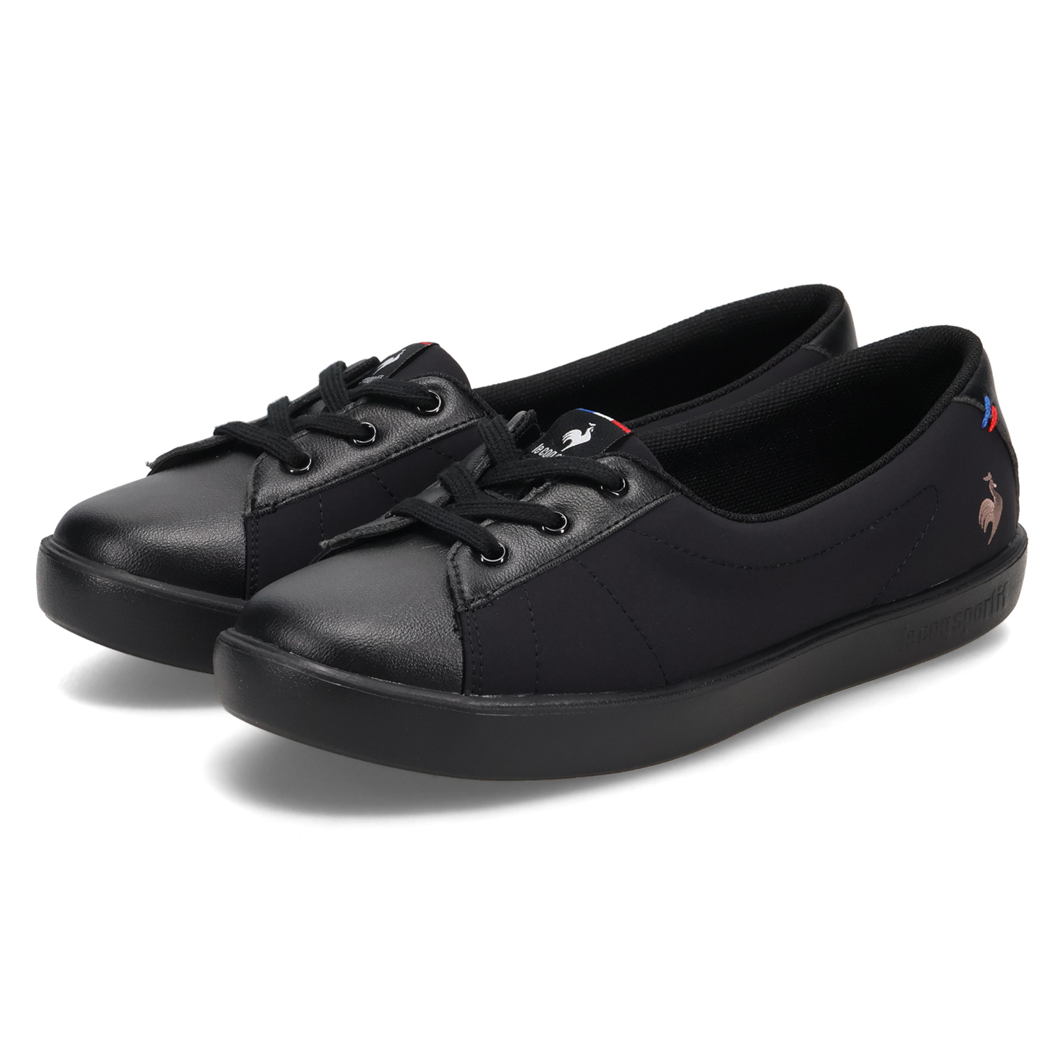 le coq sportif ルコック スポルティフ スニーカー LCS フルシュ ショート レディース 3Eワイズ 軽量 LCS FOURCHE SHORT ブラック 黒 LU5SSN03LZ | le coq sportif | 01