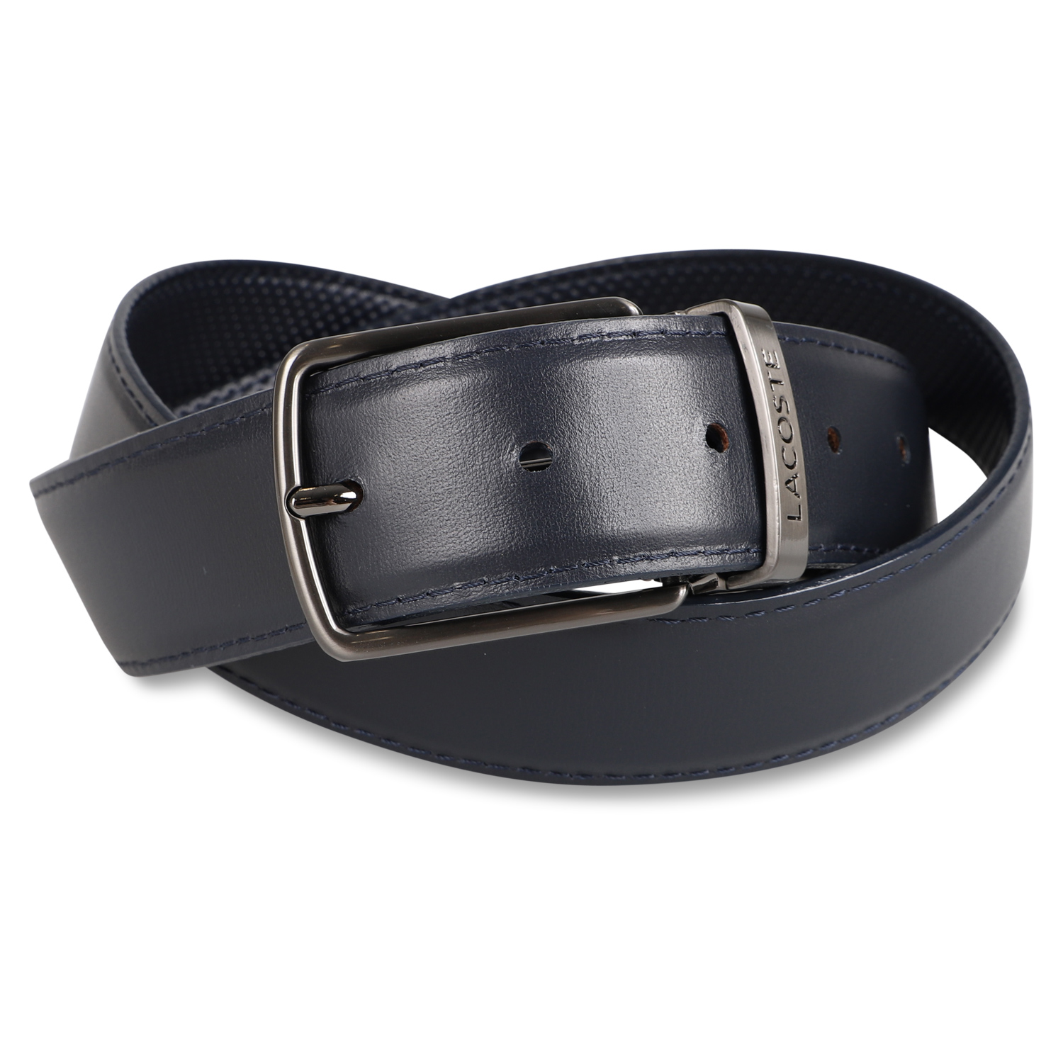 ラコステ LACOSTE ベルト メンズ リバーシブル BELT ブラック ネイビー ダークブラウン 黒 LB80090 LACOSTE ラコステ ベルト メンズ リバーシブル BELT ブラック ネイビー